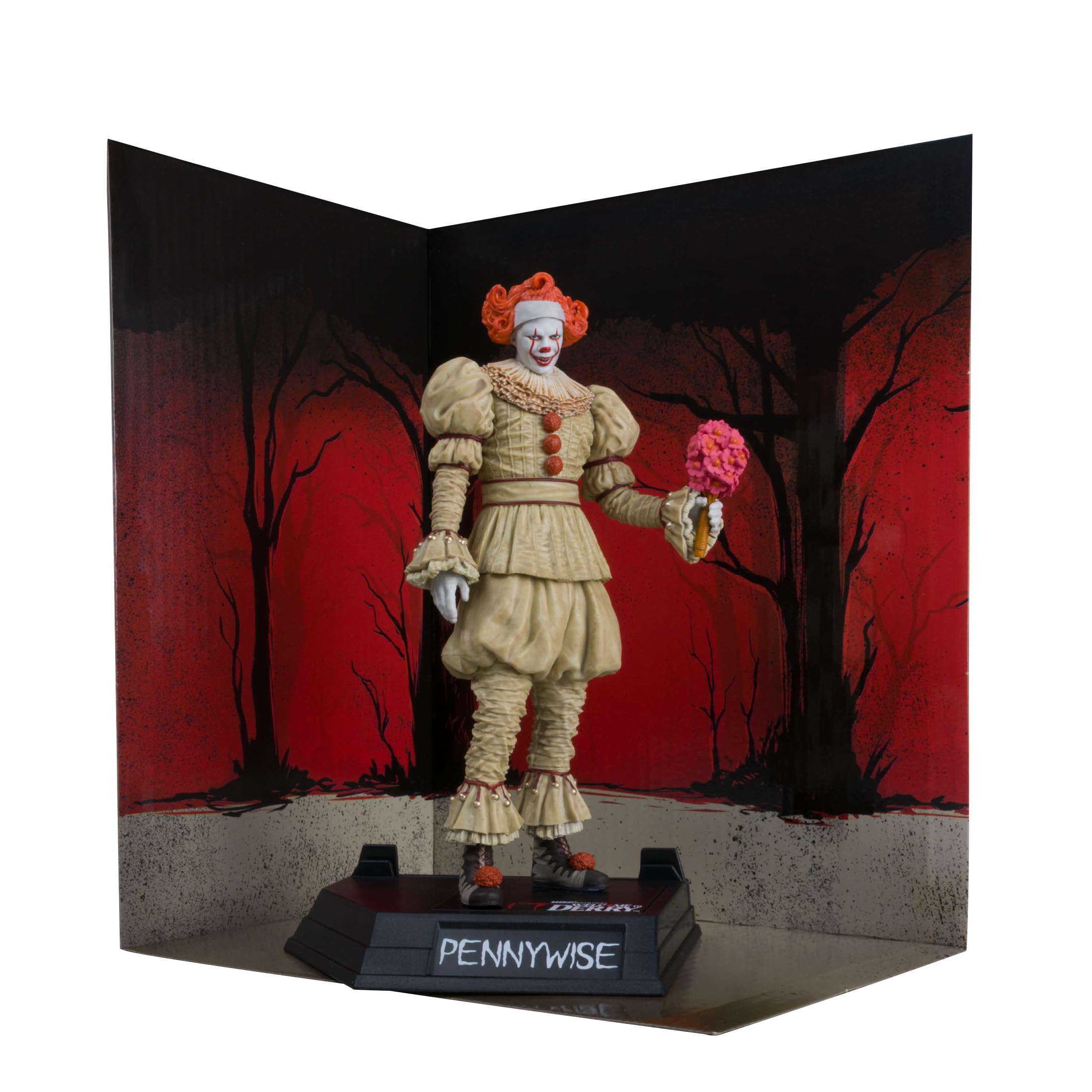 McFarlane Toys - Pennywise (Welcome to Derry) (Flashback) 6 "Posed Figure Gold Label