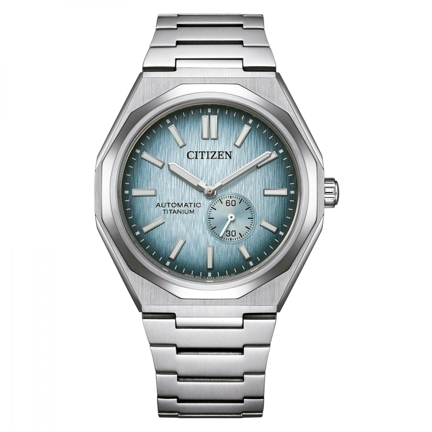 Citizen Silver Mens Analogue Watch Super Titanium Zenshin 60 NK5020-58L