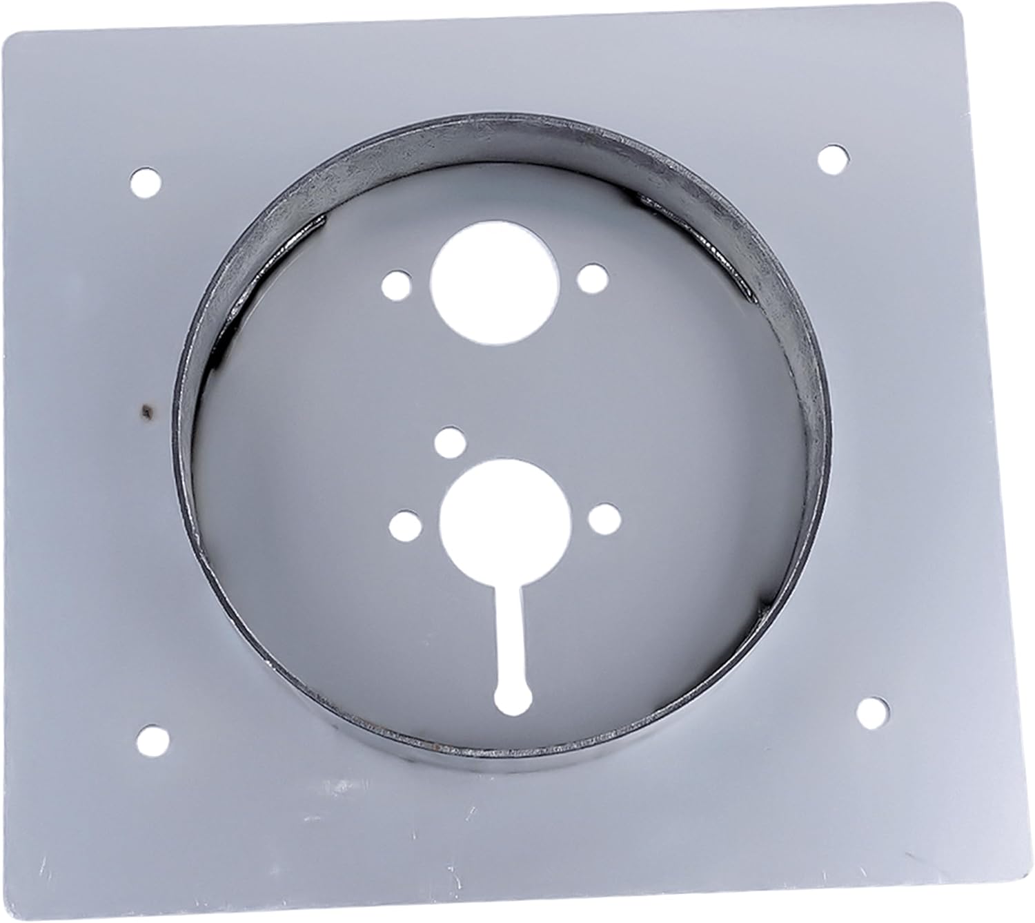 NRC 1Pack Diesel Heater Mounting Plate Stainless Turret Planar for Eberspacher, Webasto Air Conditioning & Heat Heater Parts Silver (Height: 60mm)