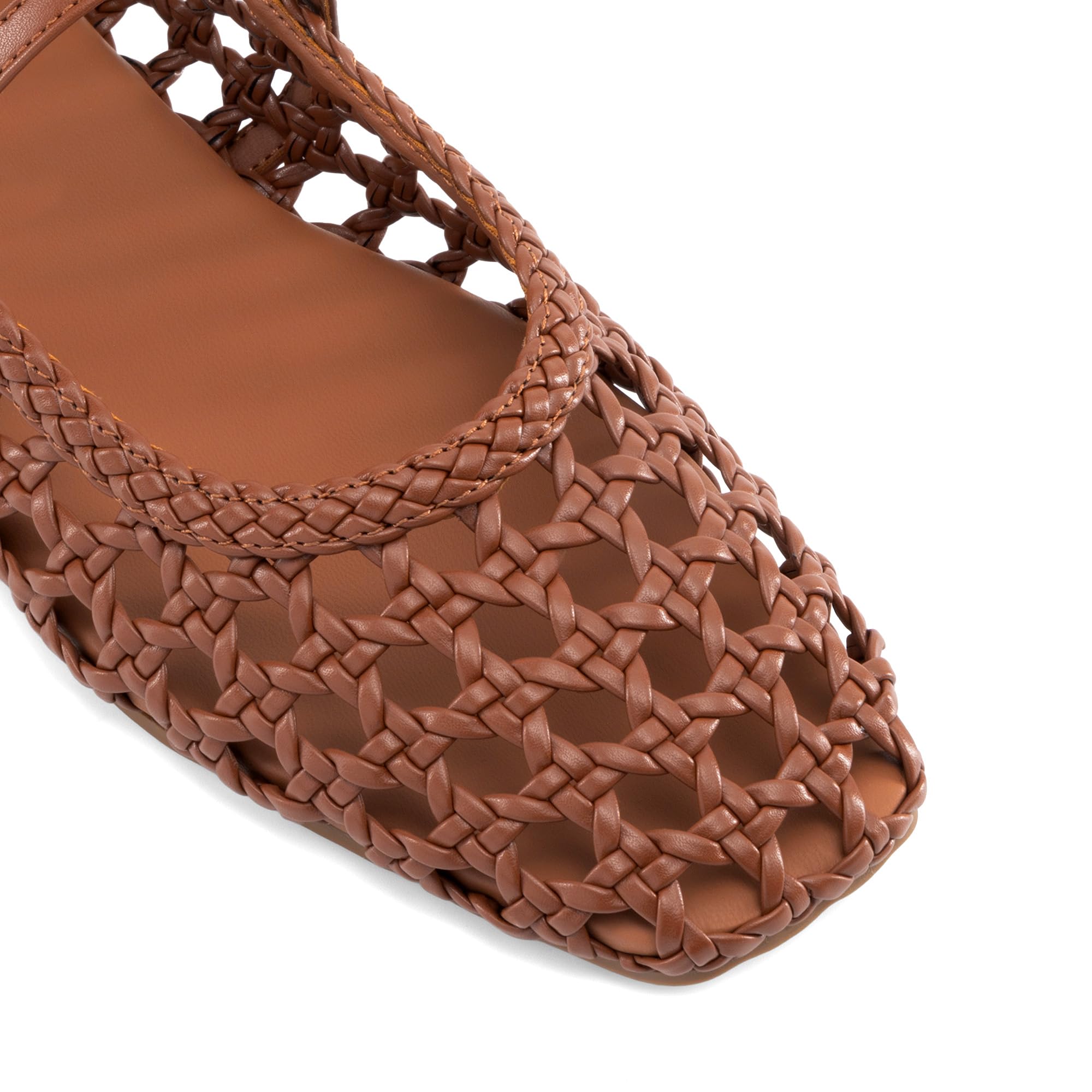 DREAM PAIRS Intrecciato Ballerine Mary Jane da Donna, Eleganti e Comode, con Cinturino Regolabile con Fibbia per Lavoro, Tempo Libero, Viaggi