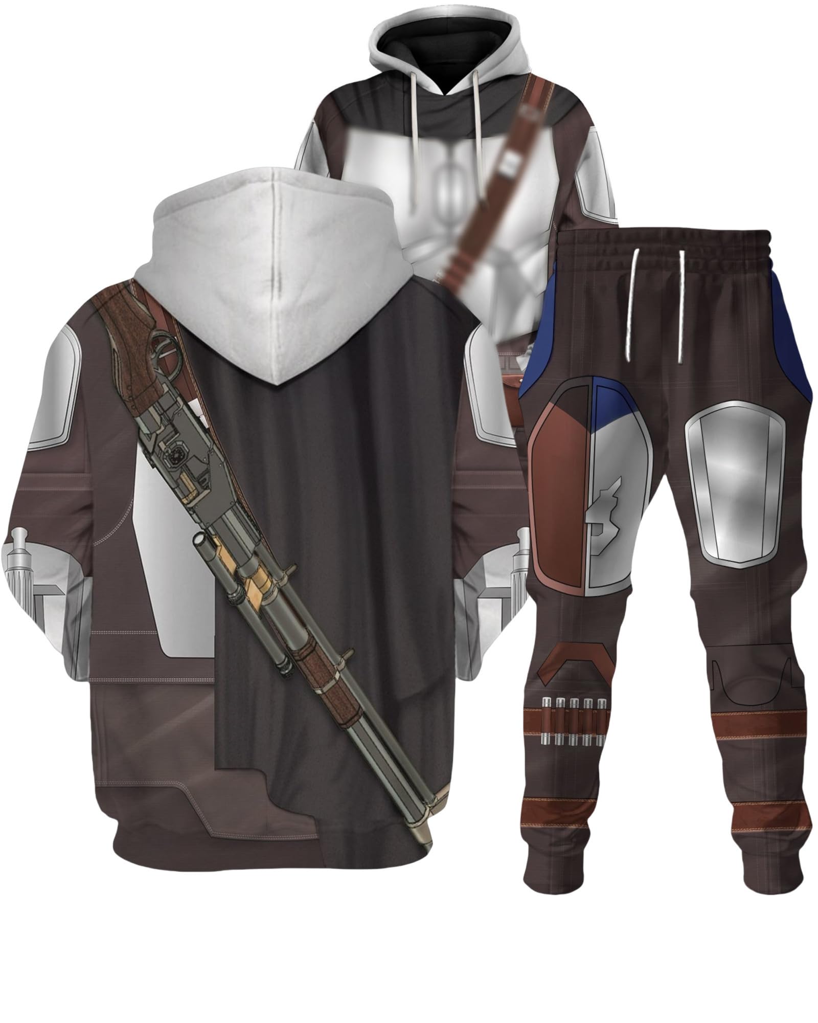 Buxomigrl Adult Unisex Women Men Costume Hoodie Pants Costume Mens Halloween Cosplay Hoodies Sweatshirt Lounge Sets