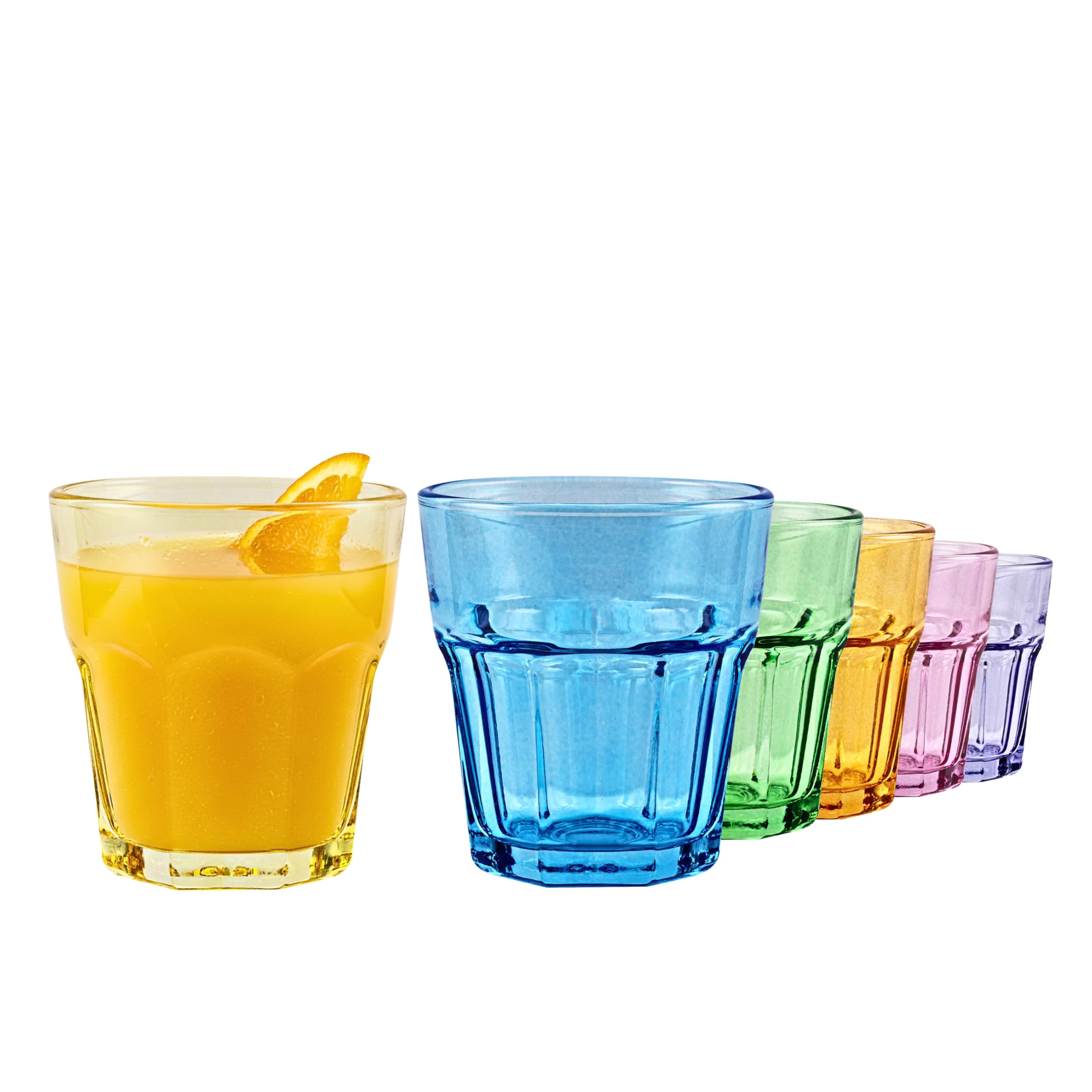Evergreen Garden Bambeco Rainbow Lot de 2 verres à vin sans pied pour