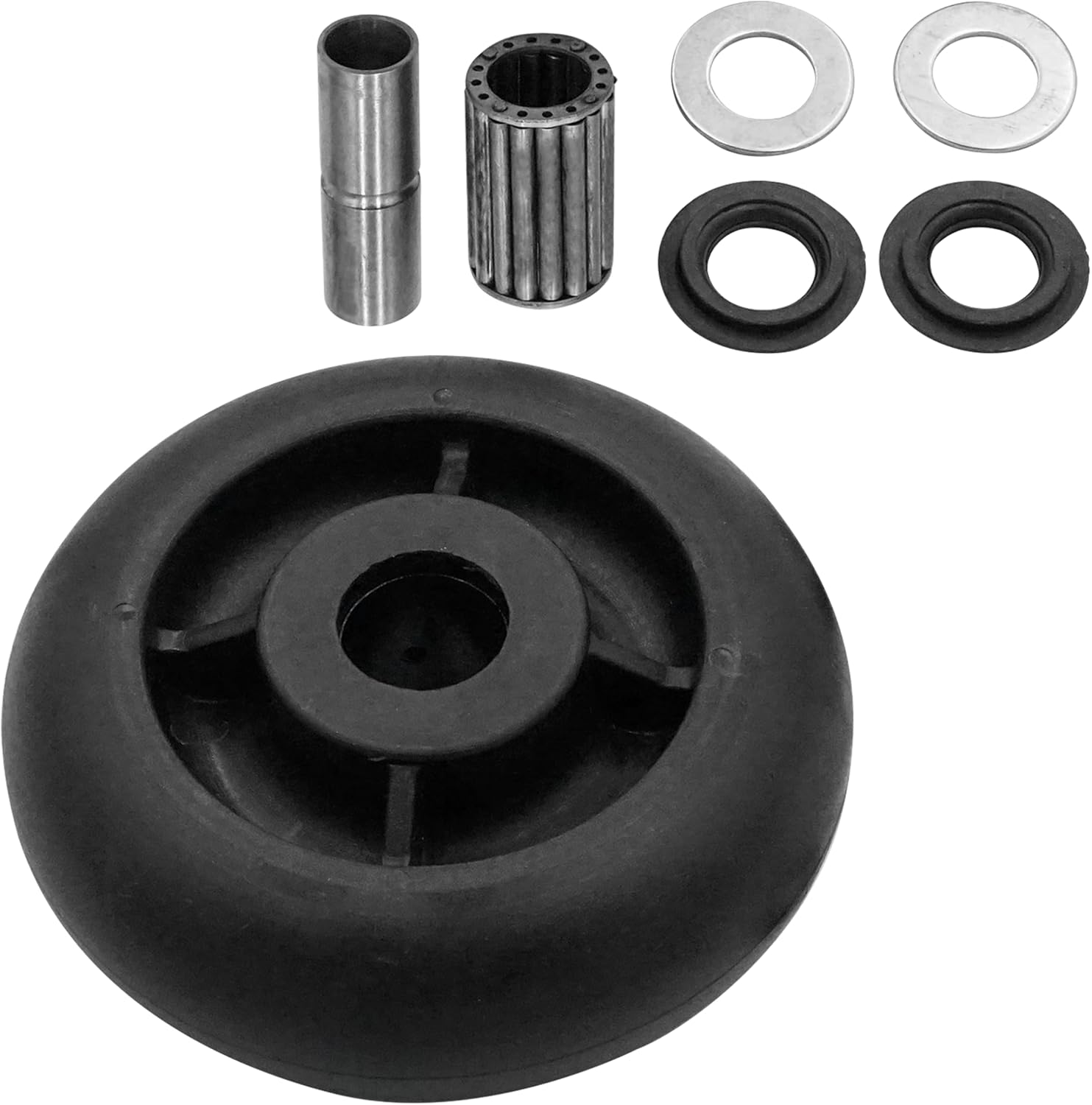 Caltric 61" 62" Deck Wheel Compatible with John Deere 4410 4510 4610 4710 4100 4200 Tractor AM136720