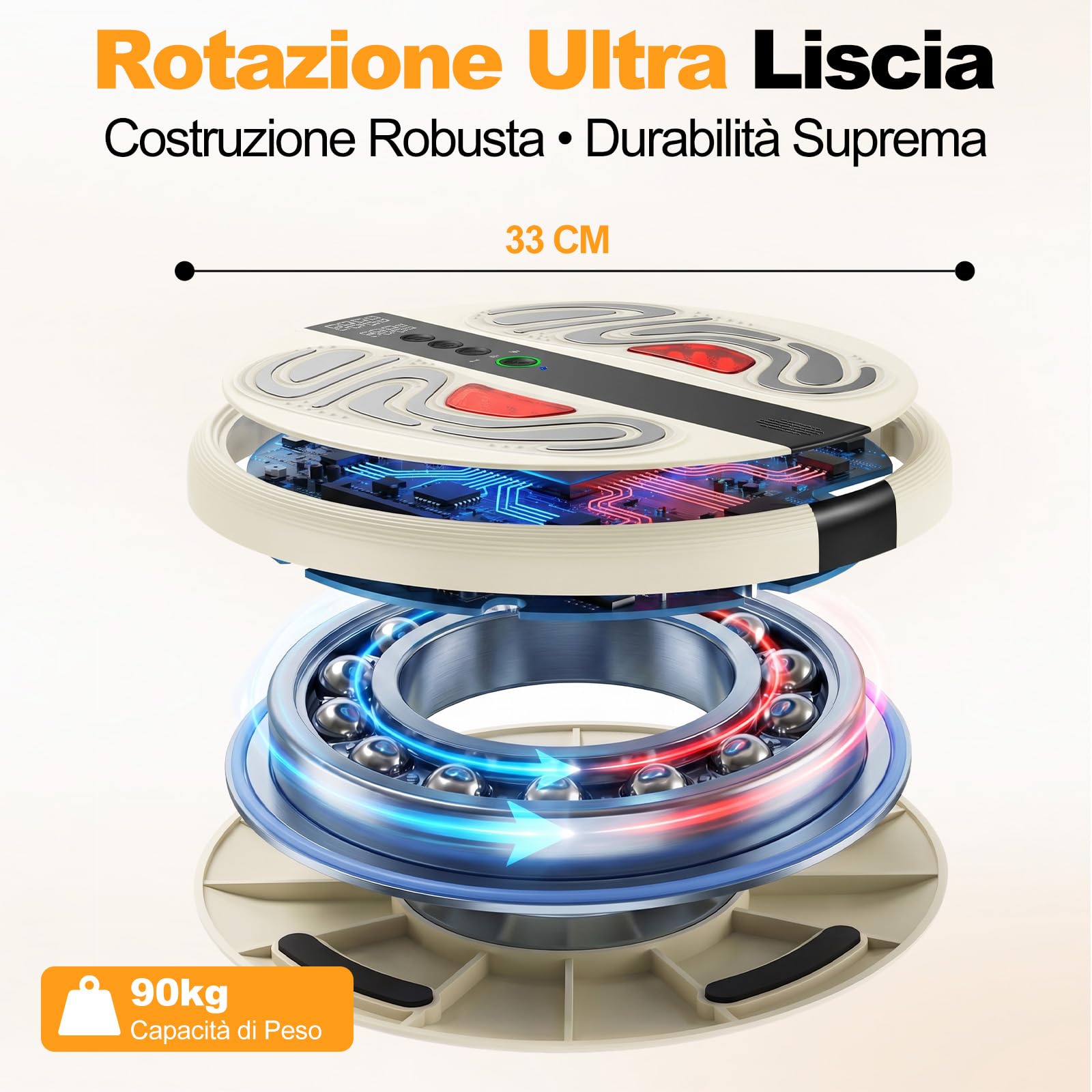 Massaggiatore per piedi 3 in 1 EMS, modellazione e tonificante, stimolatore della circolazione sanguigna, gambe con luce infrarossa da 660 NM, massaggiatore elettrico per piedi, allevia neuropatia