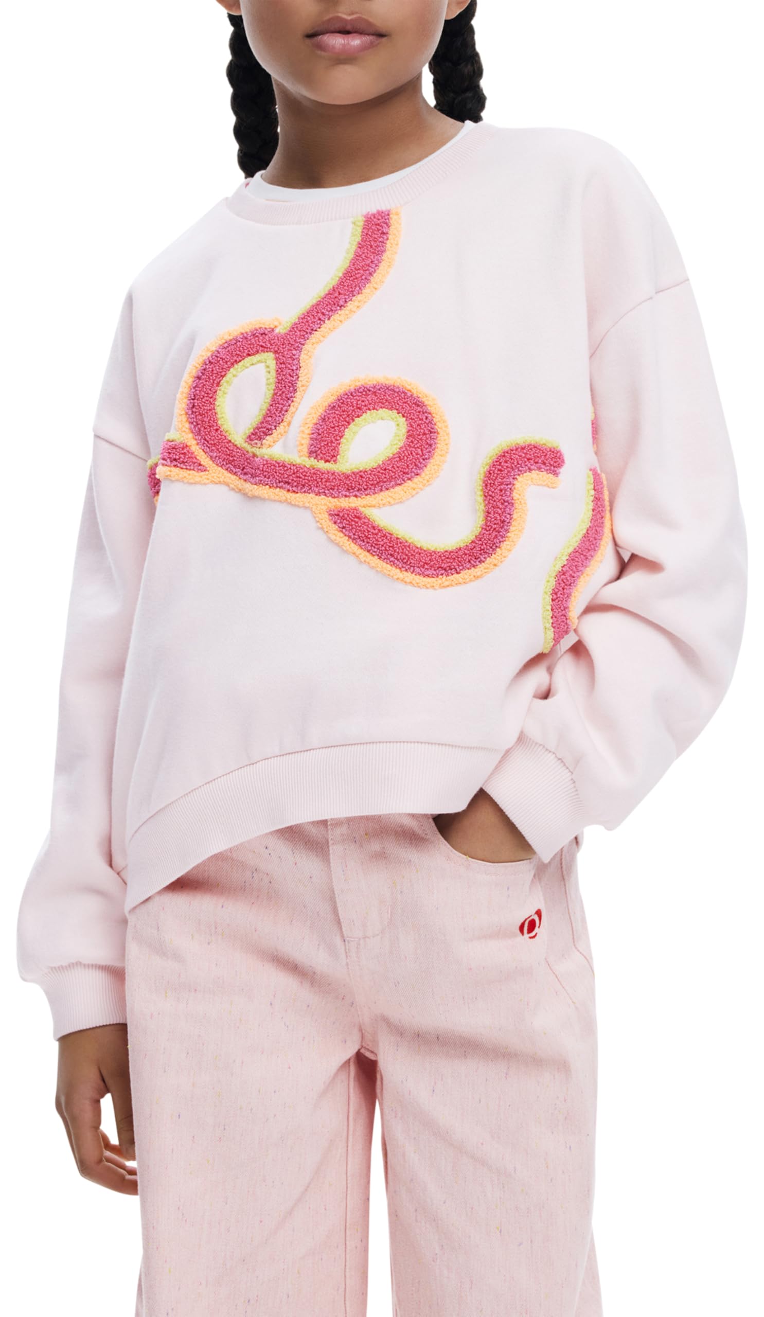 Desigual Sweat_Terry, 3018 Vent Pink, 11/12