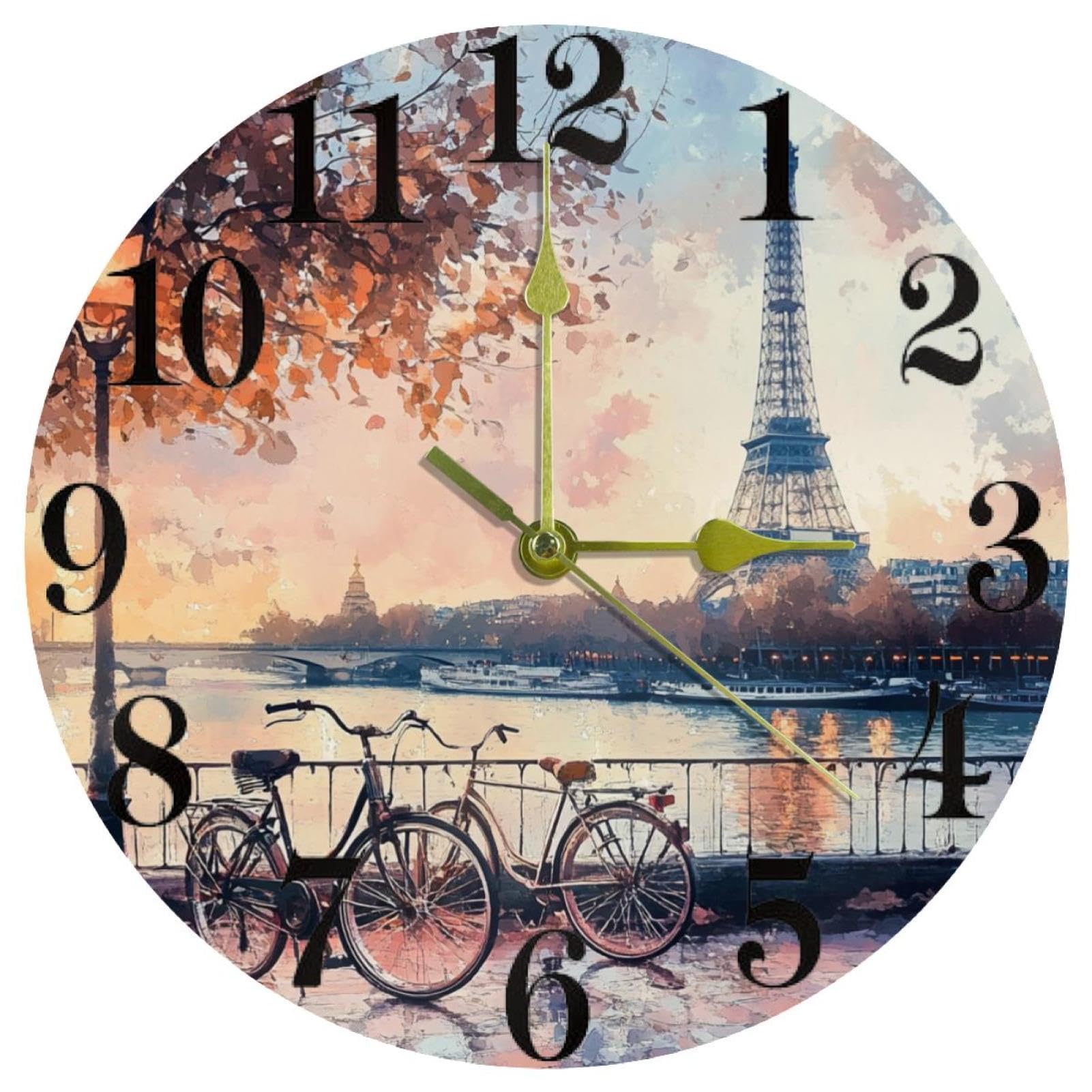 Horloge murale Paris silencieuse pour créer une ambiance sereine dans votre cuisine