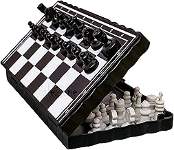 SaleZone® Mini Magnetic Educational Toys Travel Chess Set, Mini Foldable Chess, Pocket Size Magnetic Travel Chess with Folding Board for Kids, Boys, Girls, Childrens and Adults