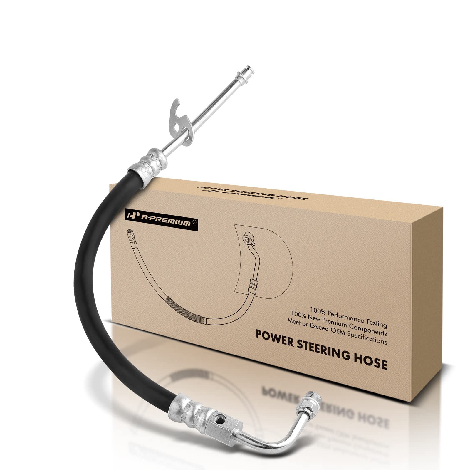 A-Premium Power Steering Pressure Hose Line Assembly Compatible with Ford F-100 Ranger 2000-2001, Ranger 2001-2006 & Mazda B2500 2001, B3000 2001-2006, 2.5L 3.0L, Pump to Gear/Rack