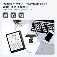 Vista 7 de Meebook E-Reader M7 Pantalla Eink Carta de 6.8' Luz inteligente de 300PPI Android 11 Procesador Quad Core Altavoz externo Compatibilidad