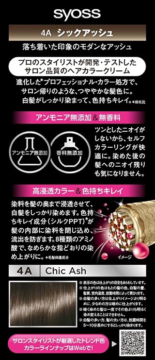 Syoss Hair Color Cream 4A Chic Ash