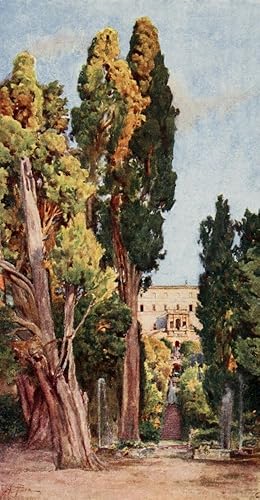 Rome 1905 Villa dEste Tivoli Poster Print by Alberto Pisa (18 x 24)