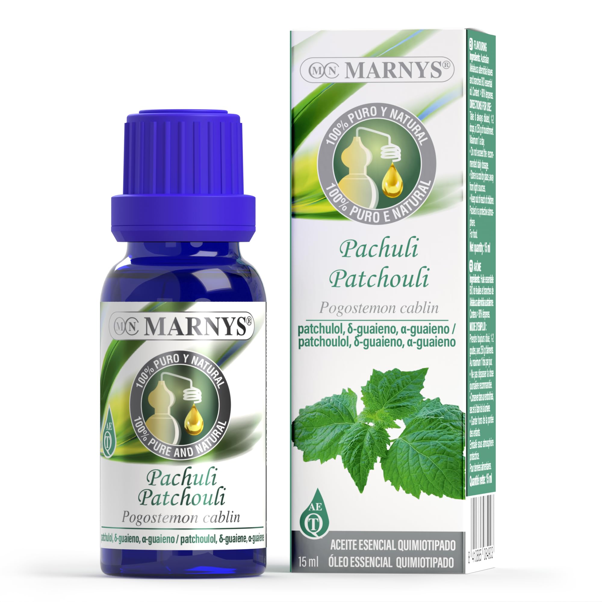 Marny's Patchuli Essential Oil 100% Pure Chemioped 15ml