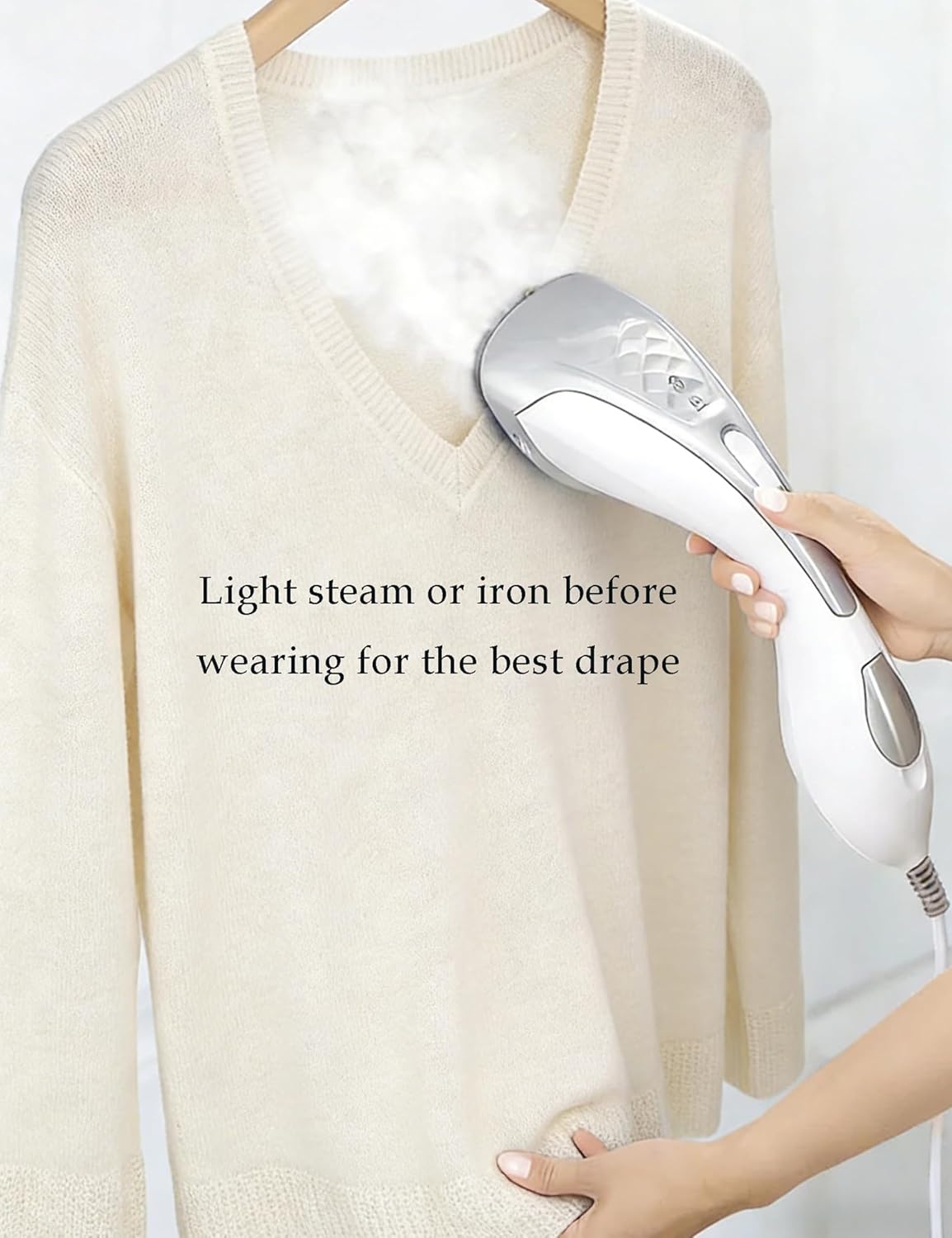 Dqbeng Womens V Neck Oversized Sweater Pullover Lightweight Slouchy Long Sleeve Loose Fit Casual Spring Tunic Tops - Image 8