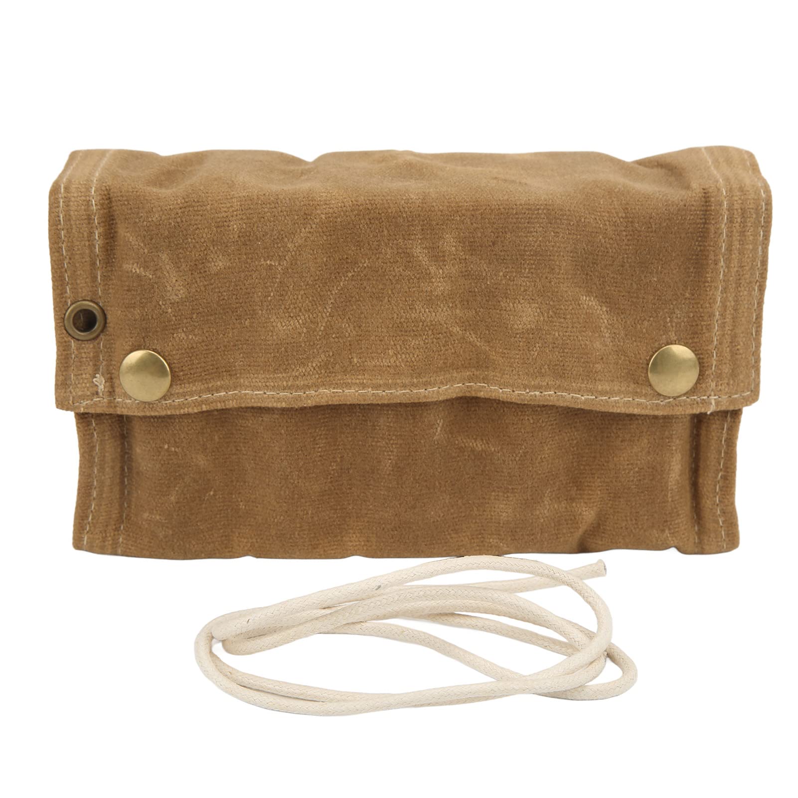 Borsa Porta Spezie Da Esterno Con 9 Barattoli In Vetro, Pieghevole In Tela, Con Cordino Per Appendere, Color Cachi - 3