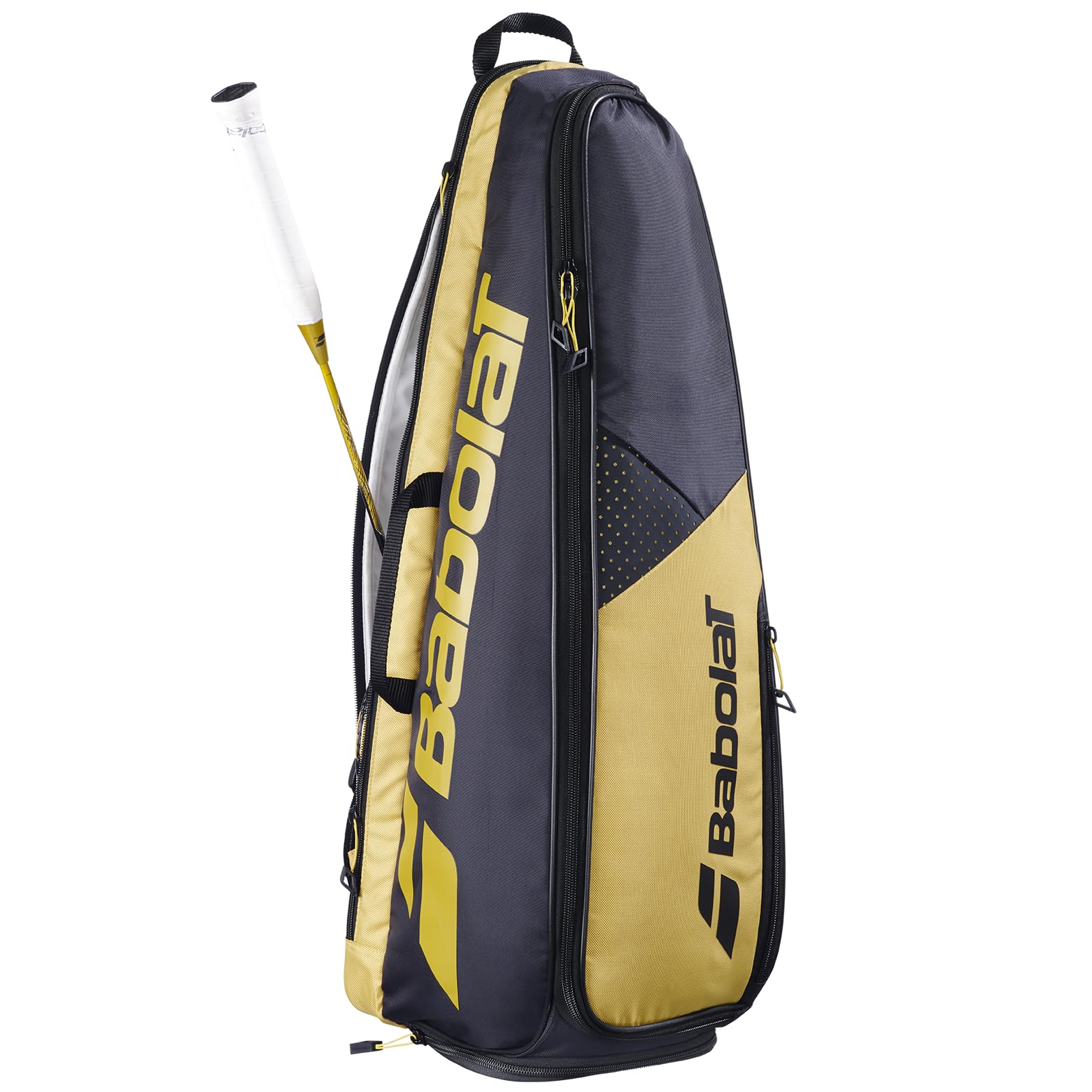 Babolat, Tennis Tasche Modell Kids, Einheitsgröße, Farbe Blau/Weiß/Rosa, Vielseitige Tasche mit Zwei Fächern, Spezielles Fach für Zubehör, Ideal für Kinder