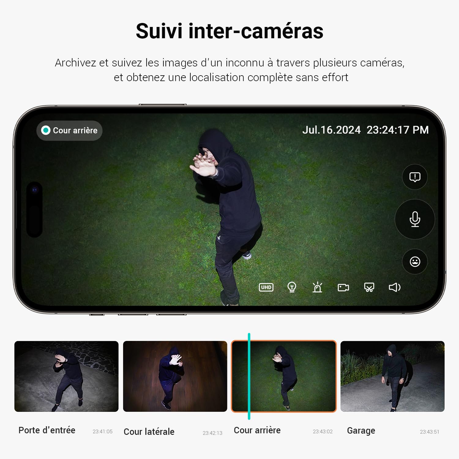 ANSQUE 2K 3MP Camera Surveillance WiFi Exterieure sans Fil Solaire – Batterie 365 Jours, Kit 4 Cam + Home Station, 32 Go Stockage Local sans Abonnement, AI Détection Humaine, Vision Nocturne Couleur