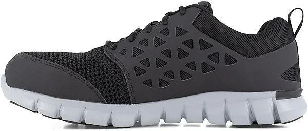 Reebok Men's Rb4041 Sublite Cushion Safety Toe Athletic Work Shoe Black