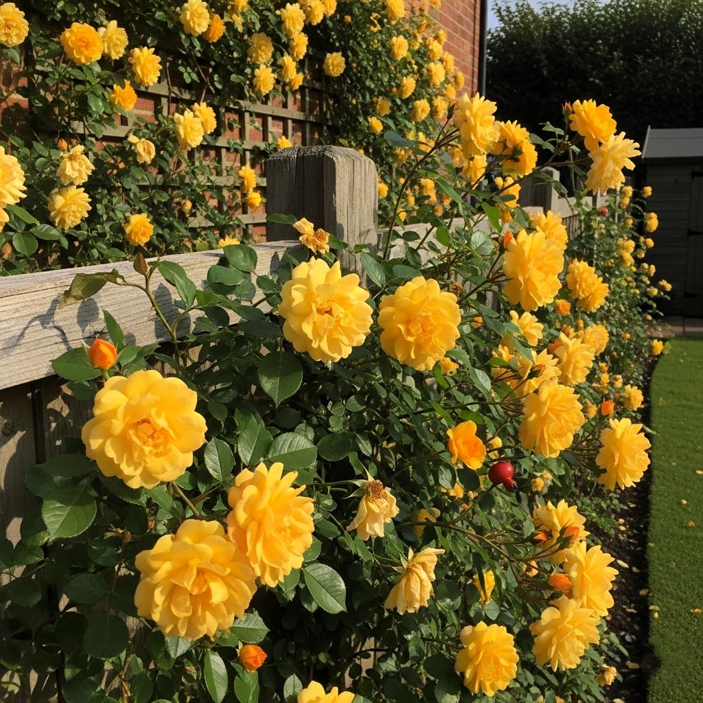 NooElec Seeds India Climbing Rose Flower Seeds, 60 Seeds Pack - Hybrid, Year-Round Blooms, Minimal Care (15 IN 1 MULTICOLOR) - Image 4 thumbnail