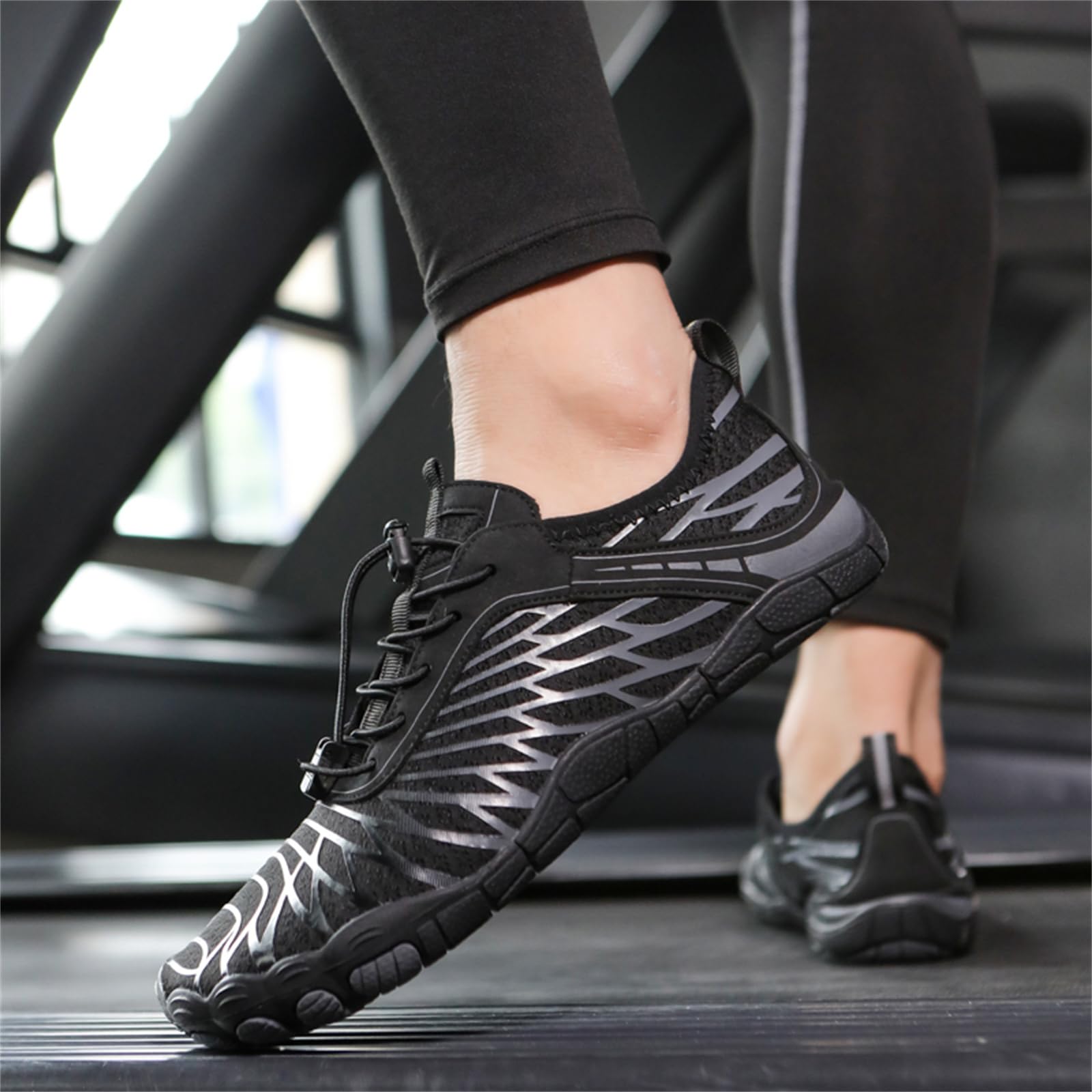 Bronoir Skin Pro with Copper - Grounding Allround Barefoot Shoes Atmungsaktive Barfußschuhe für Männer und Frauen Zero Drop Trail Running Schuhe mit breiter Zehe