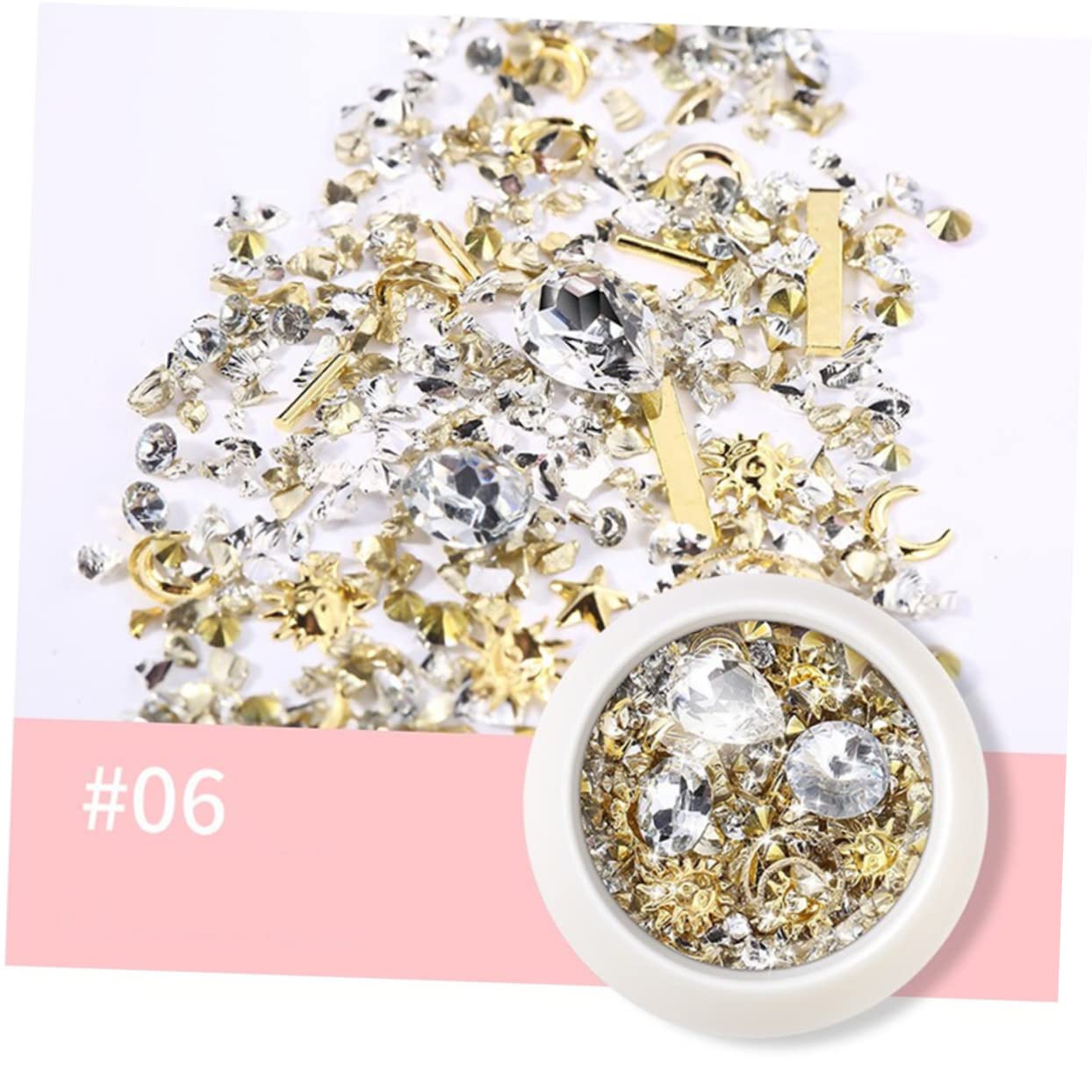 18 Set Accessori per Nail Art Decorazioni Diy per Unghie Forniture Manicure per Donne e Ragazze Materiali Leggeri e Resistenti per Unghie e Professionali
