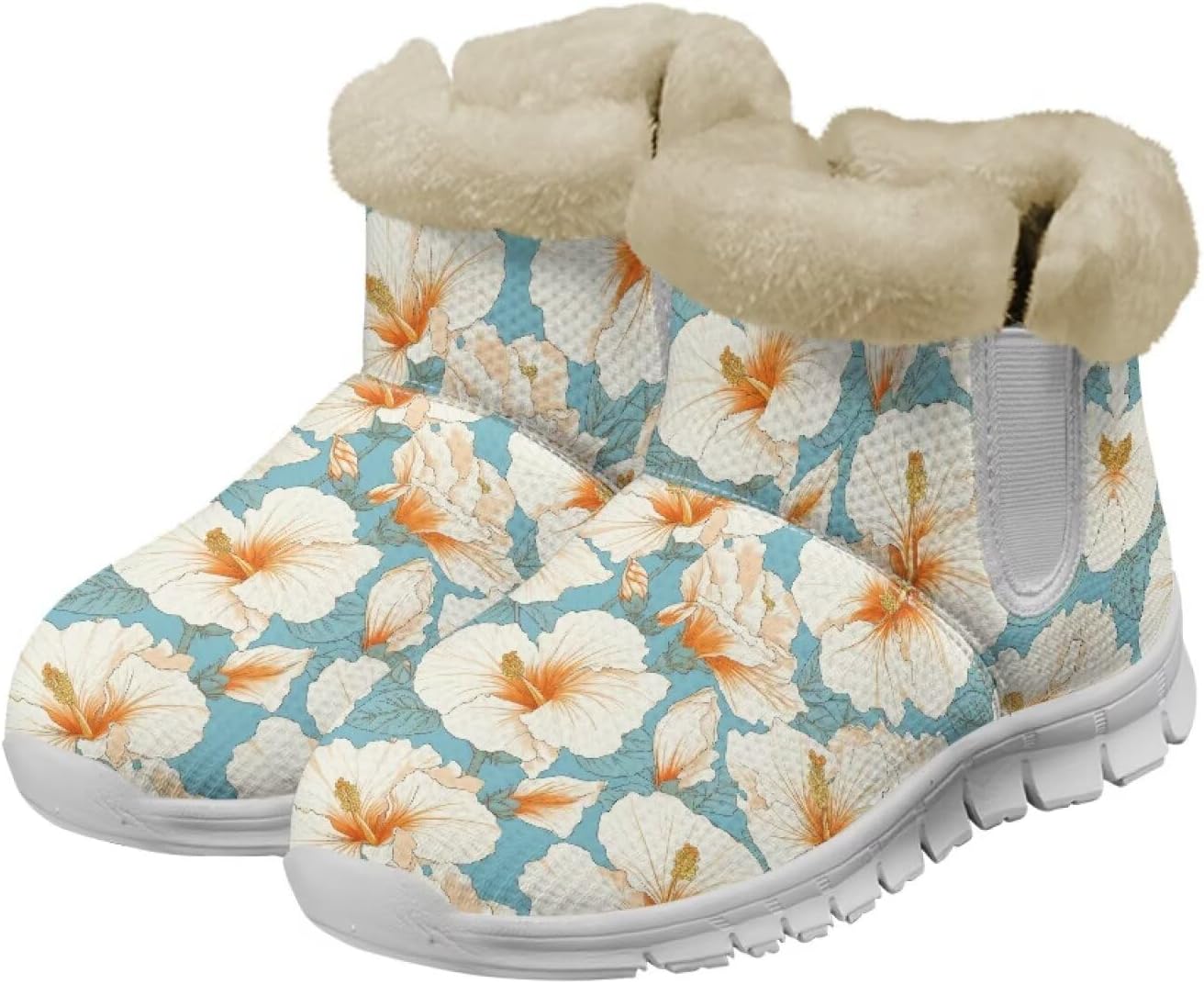Women's Winter Snow Boots Comfortable Warm Ankle Booties Anti-Slip Outdoor Hiking Backpacking Cycling Boot Size 6-12