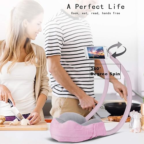 Miniatura 2 de AIMI Soporte para teléfono con almohada para el cuello, soporte para teléfono celular, adecuado para el hogar, viajes, al aire libre, comodidad,