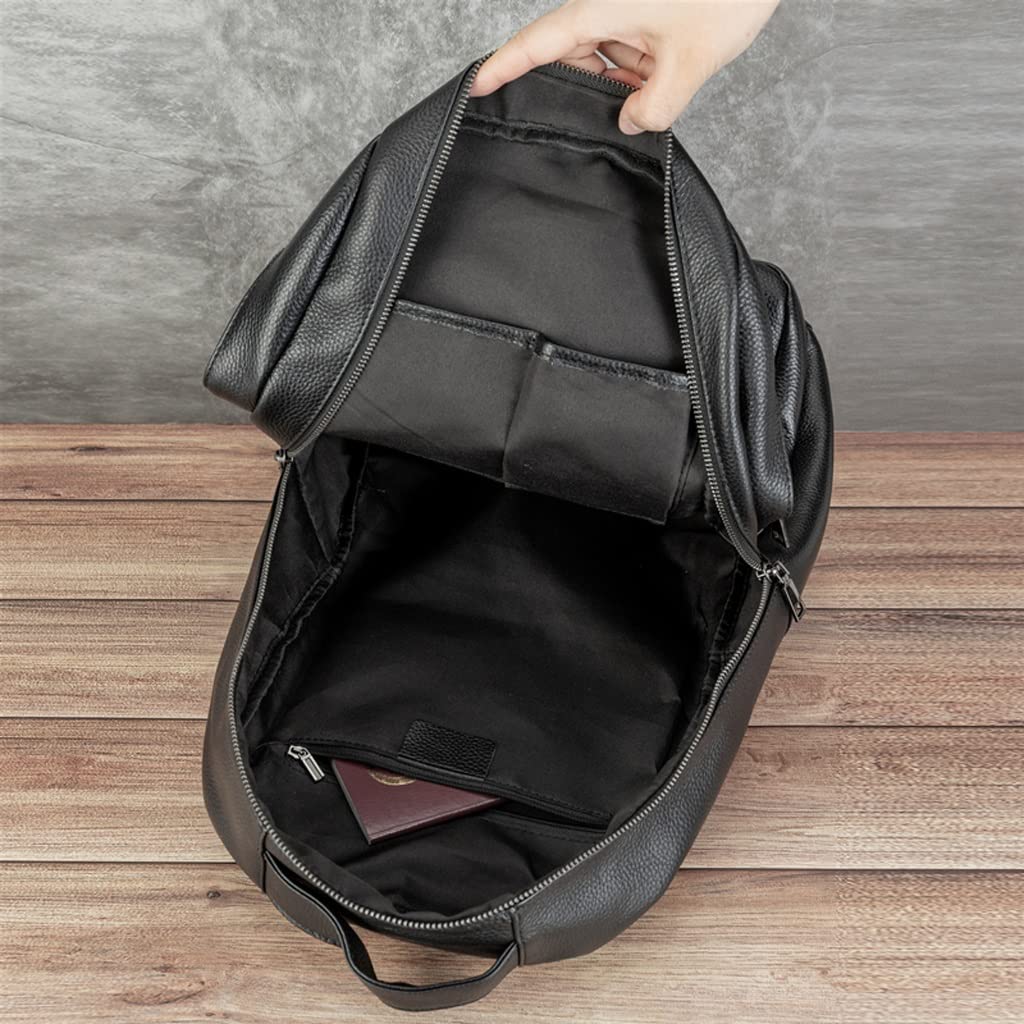 Amazon.co.jp: ヴィンテージ本革バックパック、男14