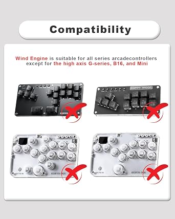 Wind Engine Switch Customized Low Profile Switches for Haute42 All-Button Leverless Controller & Mechanical Keyboard (20 PCS)