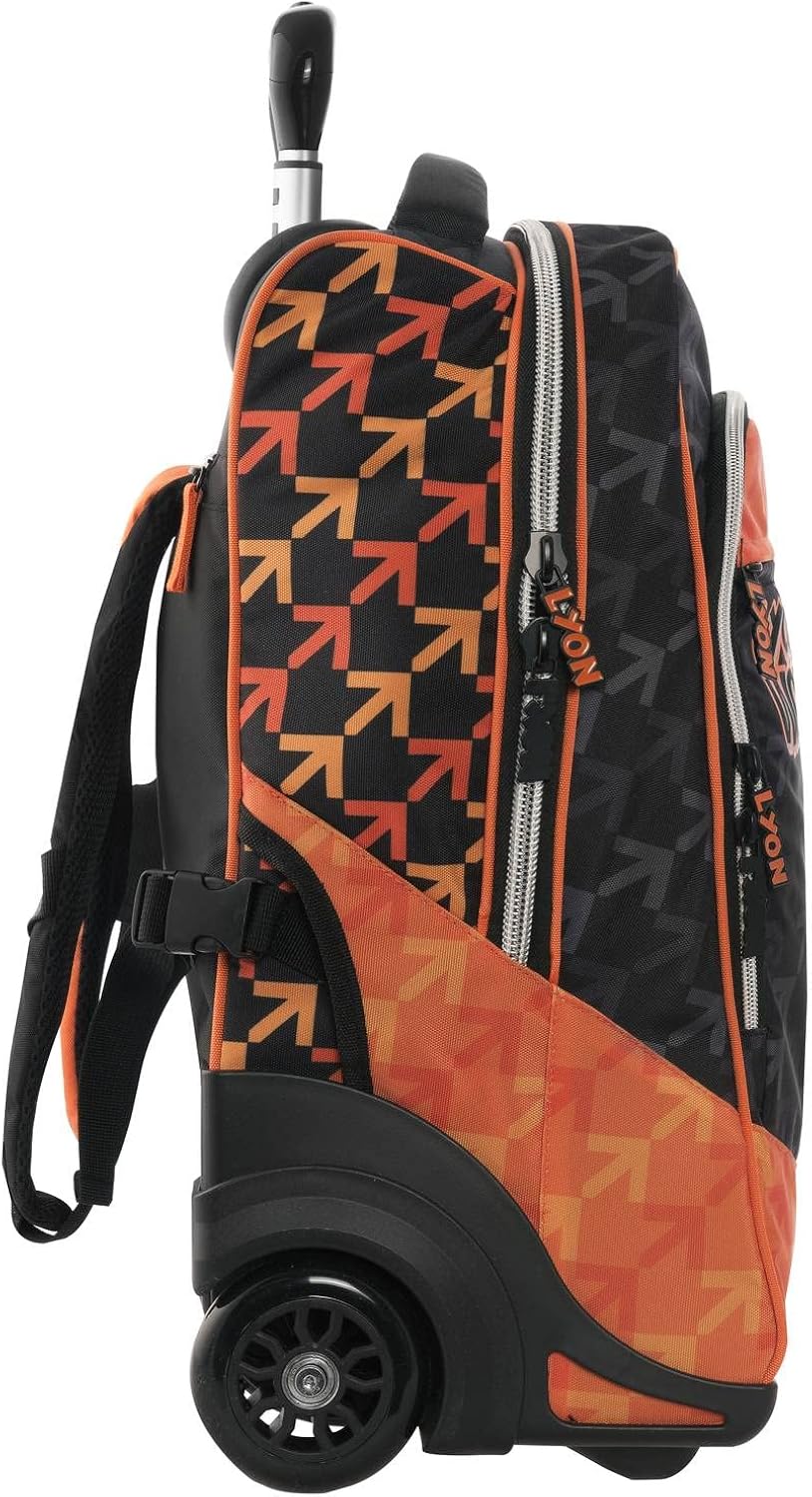 LYON GAMER Zaino Organizzato Trolley Premium Wgf Originale 66996, Arancione LYON GAMER Zaino Organizzato Trolley Premium Wgf Originale 66996, Arancione