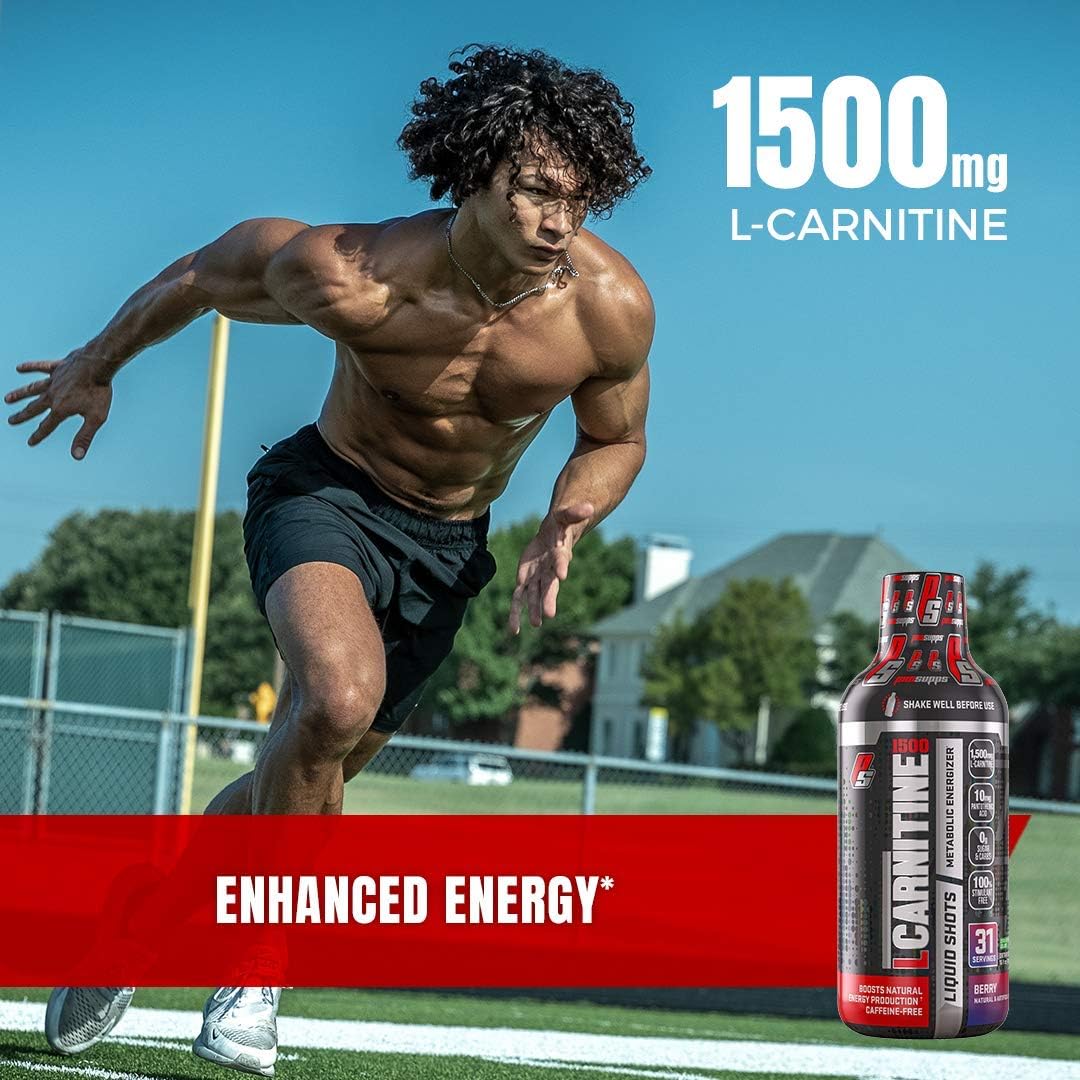 PROSUPPS® L-Carnitine 1500 Liquid, Stimulant Free Metabolic Enhancer, (31 Servings, Sour Watermelon)