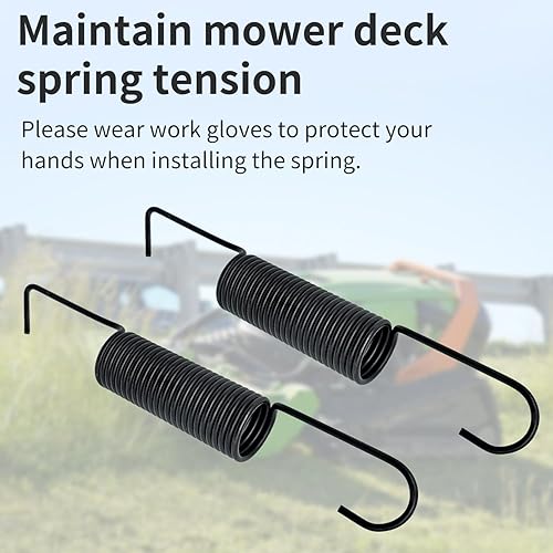 Miniatura 3 de shiosheng 2ps GX21582 GX20377 - Muelle de tensión para correa de cubierta para John Deere L120 L130 G110 145 155C 190C LA140 LA145 LA150 LA155 LA165