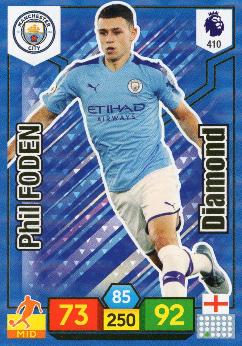 Adrenalyn XL PREMIER LEAGUE 2019/20 PHIL FODEN DIAMOND TRADING 