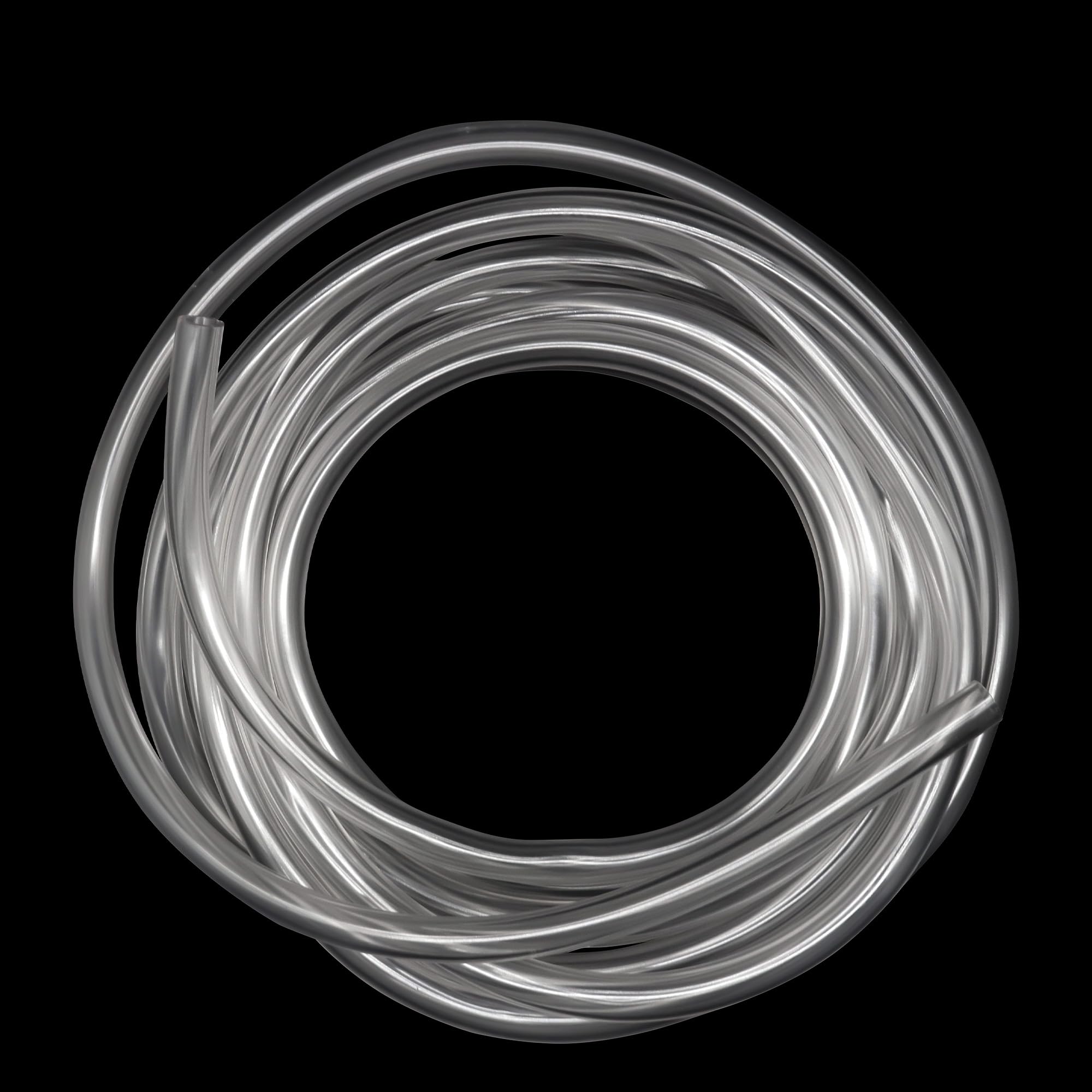 LAVMHAB PVC Tube 8mm ID x 11mm OD 4m(13.1ft) Clear Vinyl Hose PVC Tubing, Lightweight and Flexible Plastic Tubing Water Air Pipe