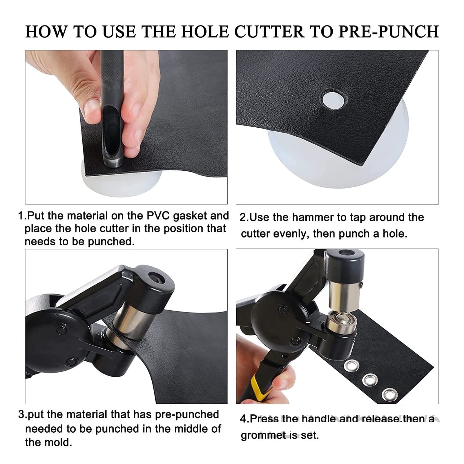 Fabricante de botones, Alicates Para Ojales Manuales, Juego De Herramientas Perforación, Botón Presión Manual Para El Hogar, Eficiente Y Preciso,para regalos Pin Maker