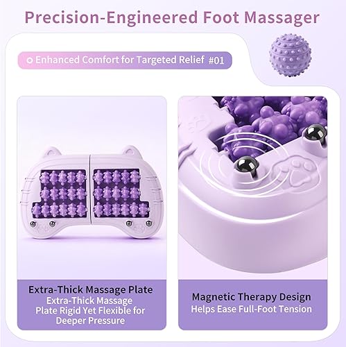 Miniatura 3 de Foot Massager Roller with Storage Bag for Plantar Fasciitis Relief, Separable Deep Tissue Muscle Massage Relief for Foot Arch Heel Pain, Unique and