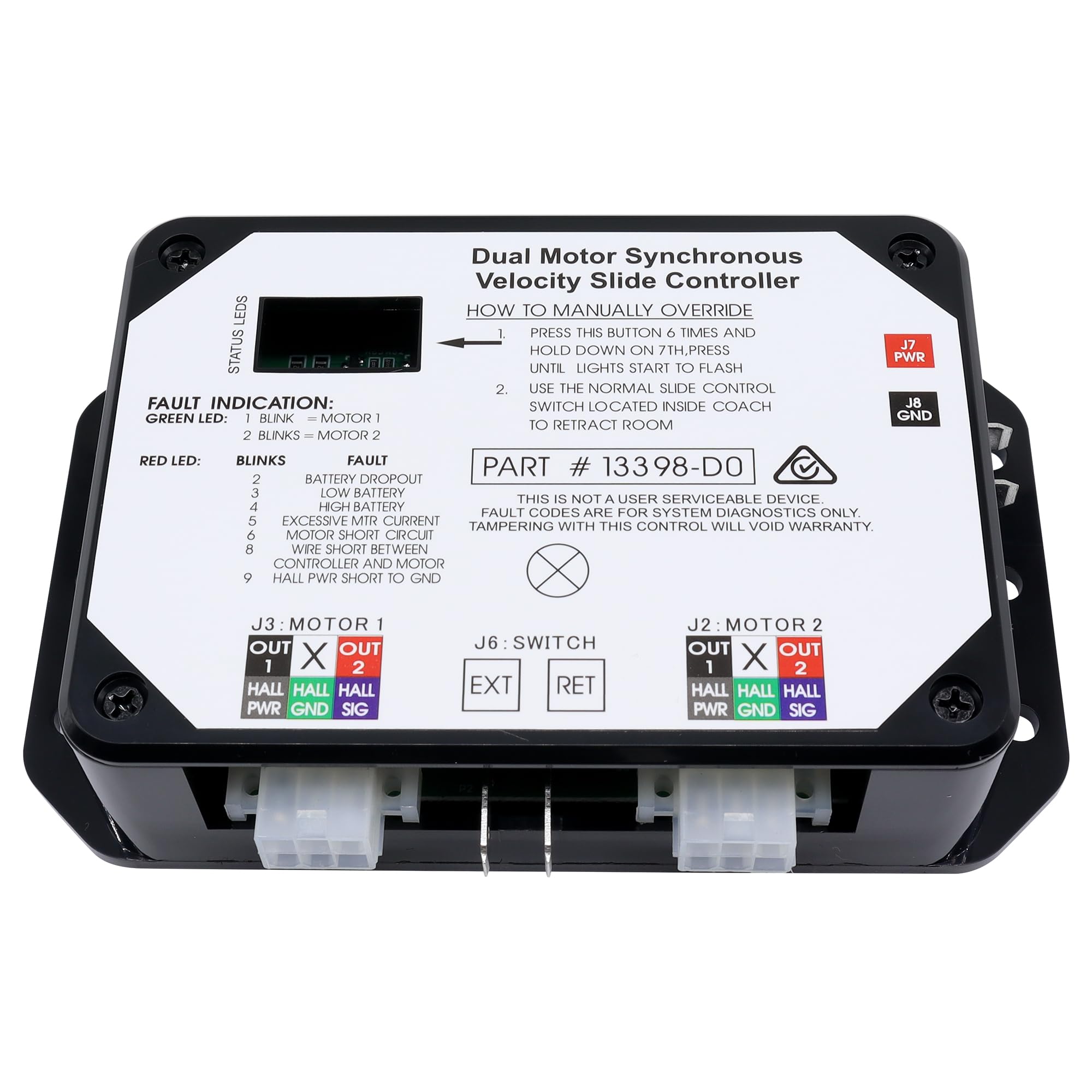 HiSport Upgraded 13398-DO Dual Synchronous Velocity Slide Controller