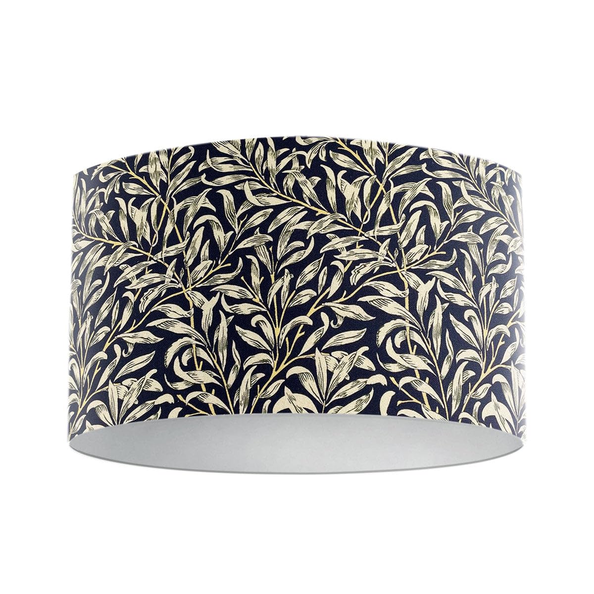 Harrison Cropper William Morris Willow Bough Lampshade (Navy Blue, 35cm Diameter Ceiling Pendant)