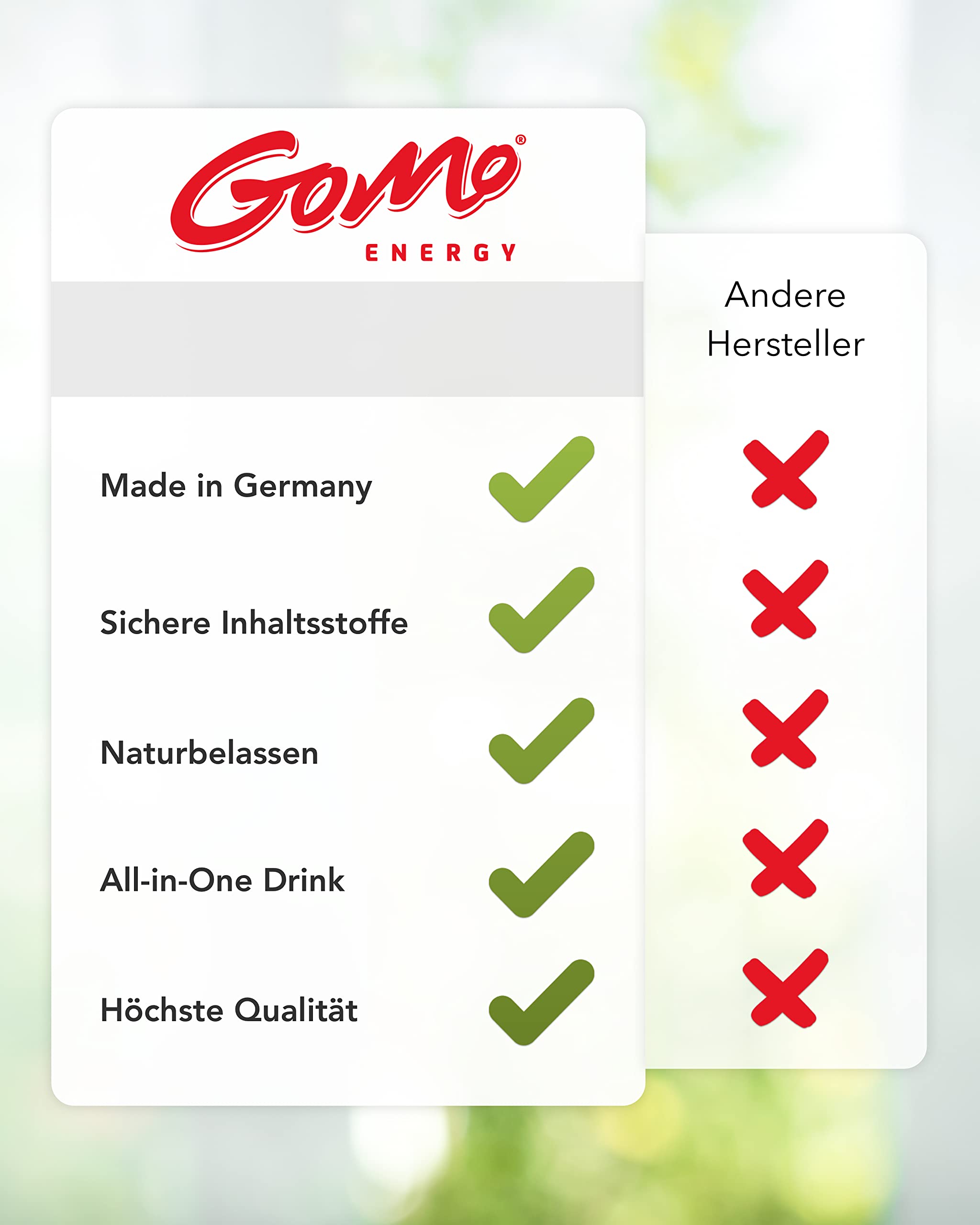 GoMo® GREEN | All in One – Daily Vitality Drink con Spirulina dall'Austria | Per migliorare le prestazioni e la concentrazione I la tua energia green quotidiana made in Germany | 30 porzioni