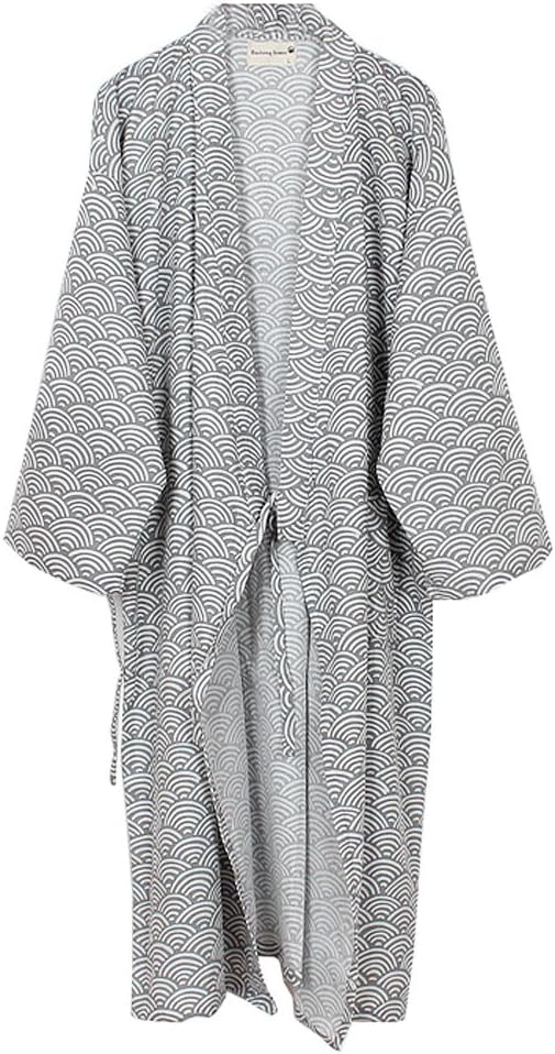 men's yukata Robes Kimono Robe Khan Steamed Clothing Pajamas #05