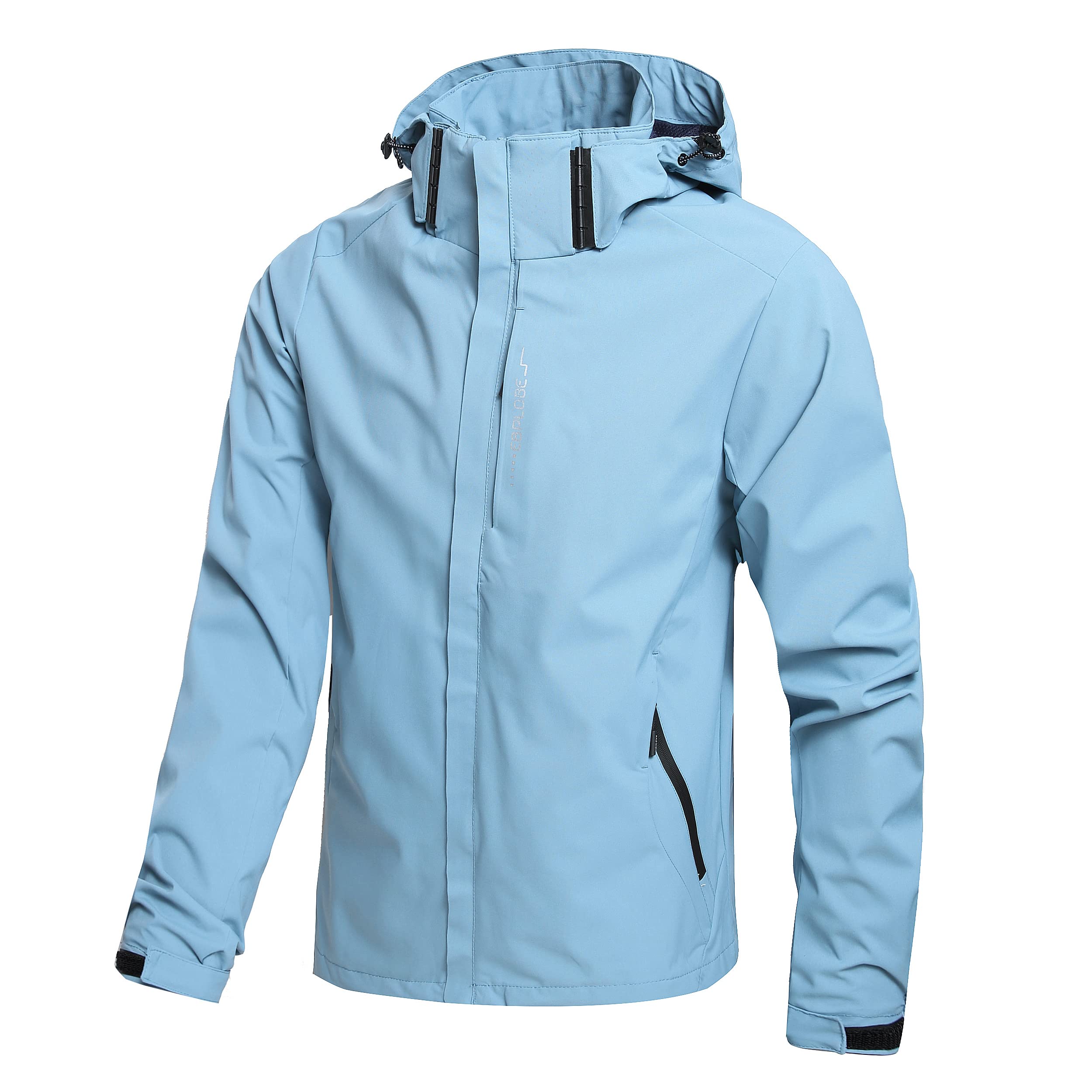 Blouson Coupe Vent Léger Veste Homme Coupe-vent Imperméable 7VSTOHS - Blouson Léger Avec Capuche Amovible Pour Randonnée Veste De Pluie Homme - 11