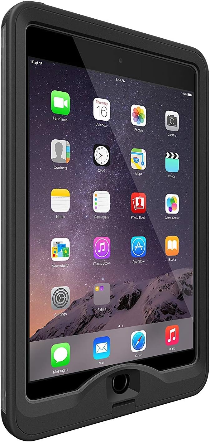 LifeProof NÜÜD iPad Mini/Mini 2/Mini 3 Waterproof Case - Retail Packaging - BLACK