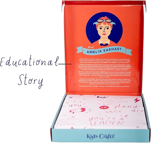 Miniatura 5 de Kids Crafts Soar like Amelia - Kit de manualidades de arte de pared texturizado para manualidades, manualidades para niñas