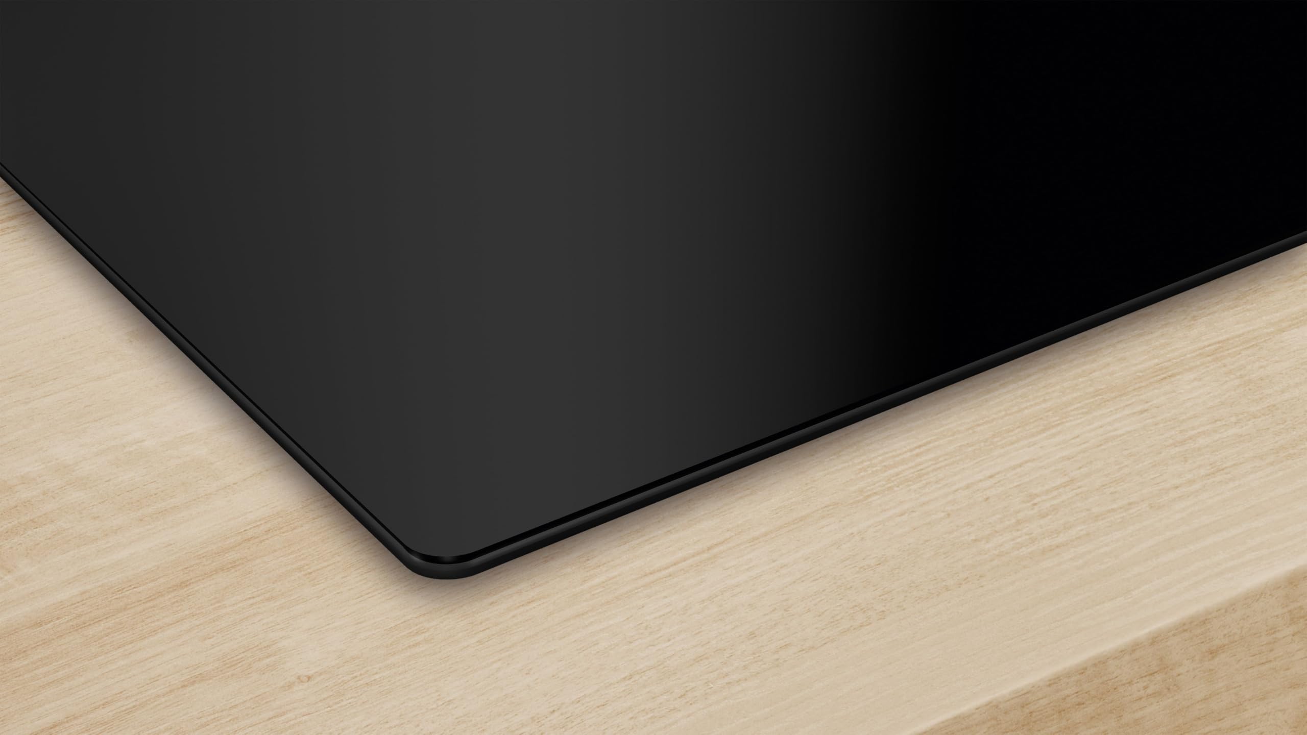 Bosch PUE611BB5J Serie 4, Piano cottura a induzione, PowerBoost accelera il processo di cottura, TouchSelect, senza profili, Nero, 60 cm