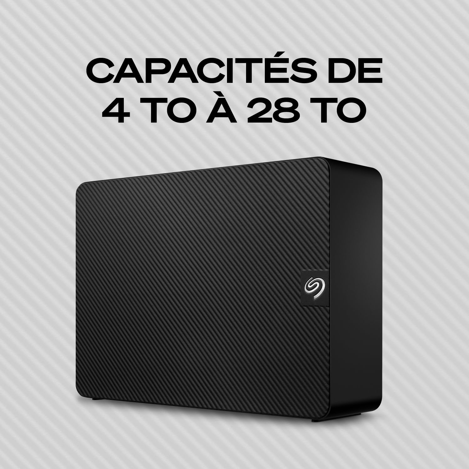 Seagate Expansion Desktop 12To, Disque Dur Externe HDD, 3.5 pouces, USB 3.0, PC & Notebook, Services Rescue (STKP12000400)