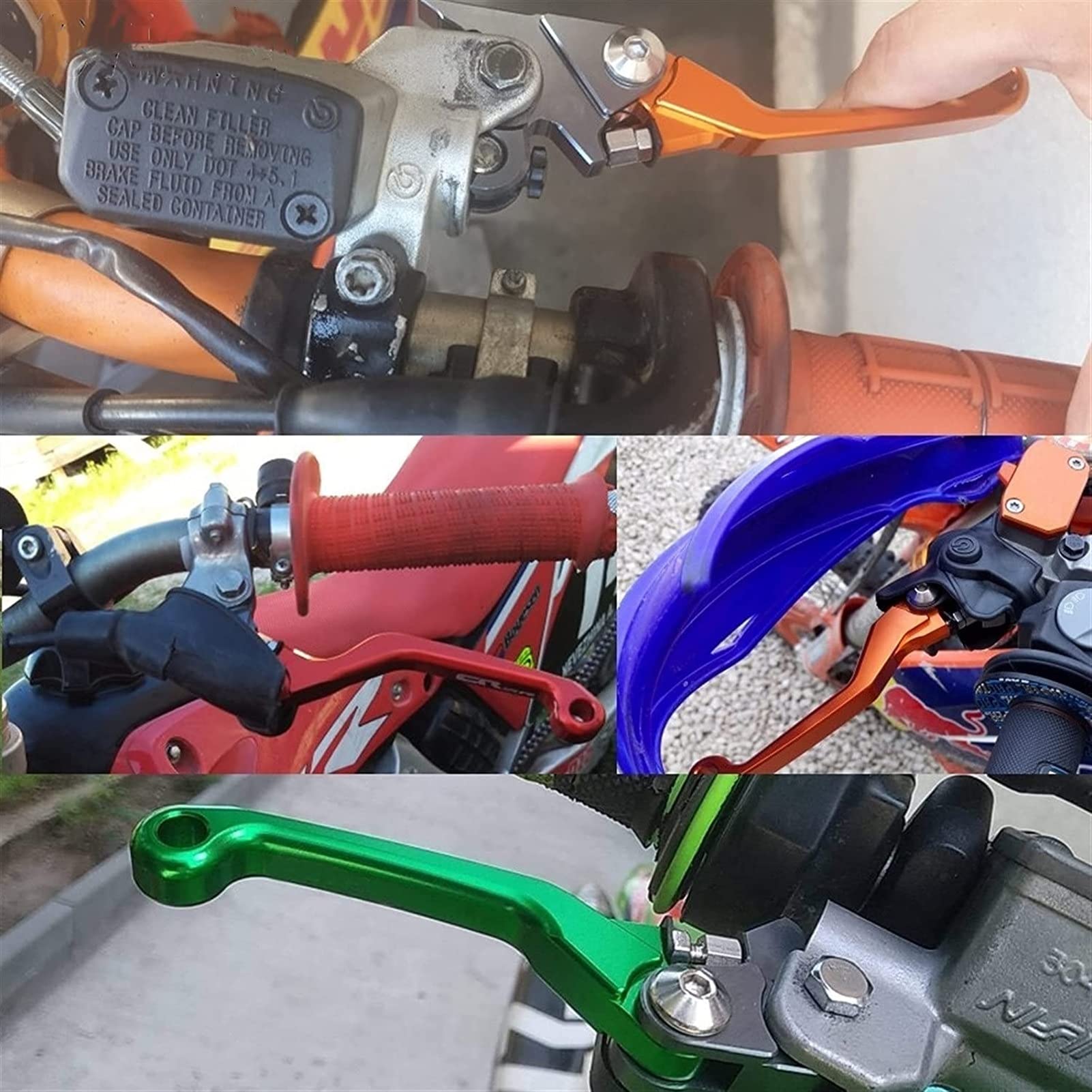 Pour Yam&AHA YZ250 YZ 250 2001 2002 2003 2004 2005 2006 2007 Moto Levier D' Embrayage De Frein Motocross Dirt Bike Freins Leviers Levier D'embrayage