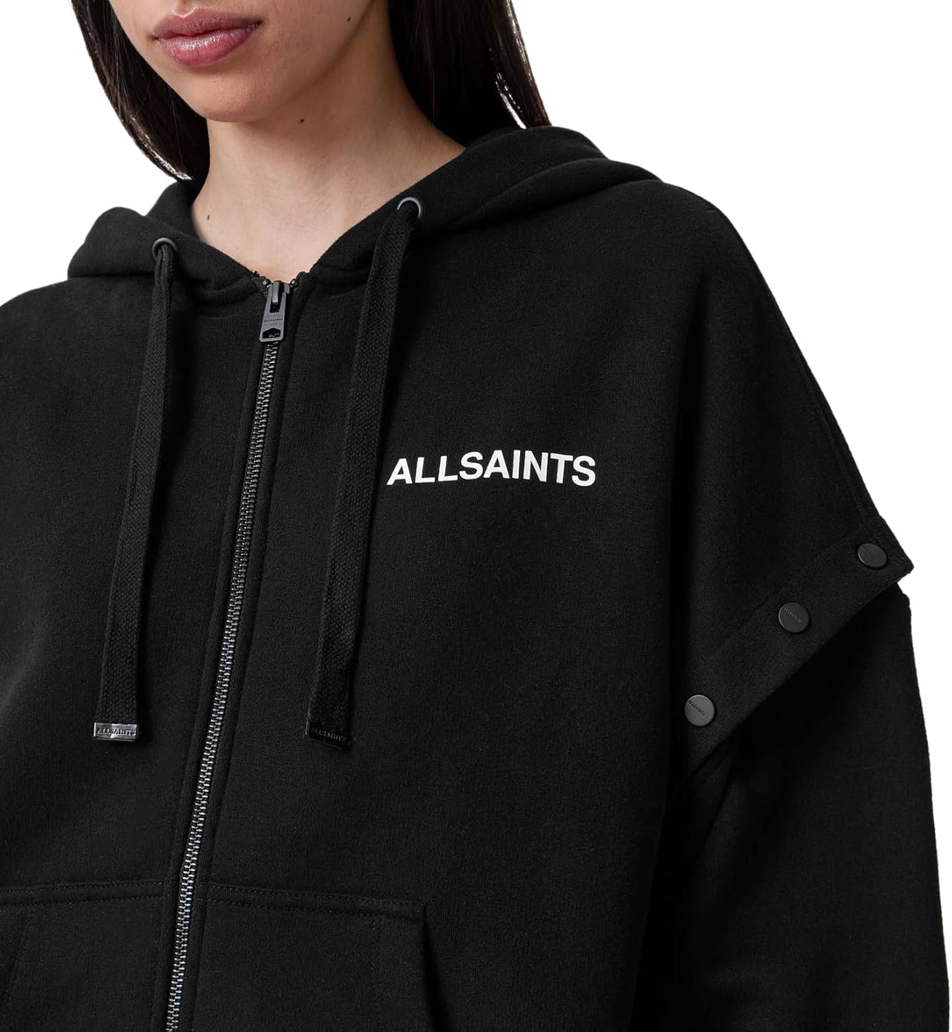 AllSaints womens Patcher Amphia Hoody - Image 5