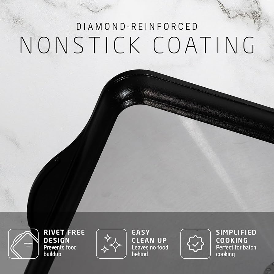 スイスダイヤモンド ダブルバーナーグリドル SWD64328d Amazon｜スイスダイヤモンド ダブルバーナーグリドル SWD64328d