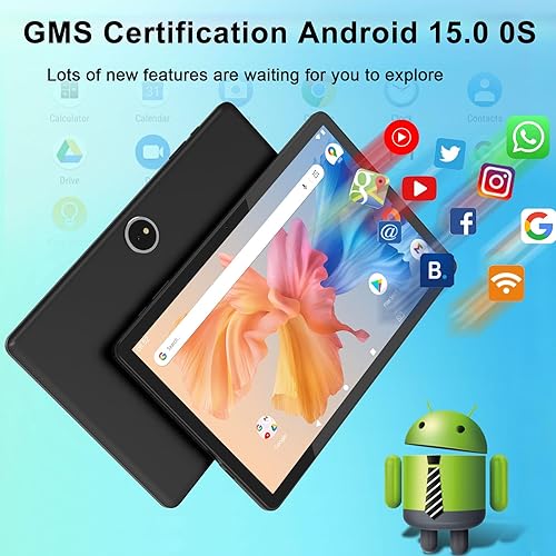 Miniatura 4 de Tablet de 11 pulgadas, 18 GB + 128 GB, tableta Android 15, 1 TB expandible, cámara de 13 MP, procesador Octa-Core 5G WiFi 8000MAH Batería 11