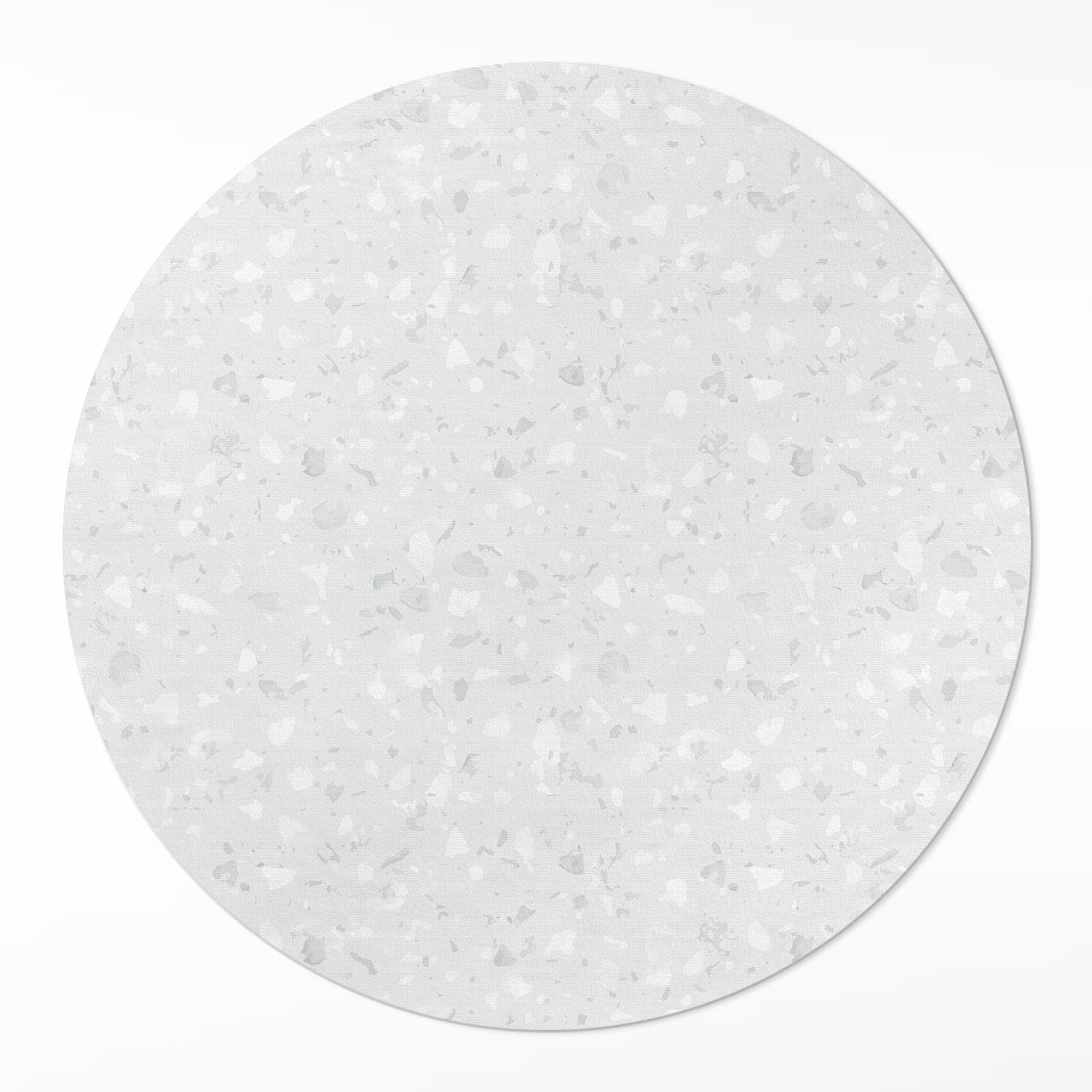 Tapis rond résistant à la rayure de sol en vinyle durable aspect grès