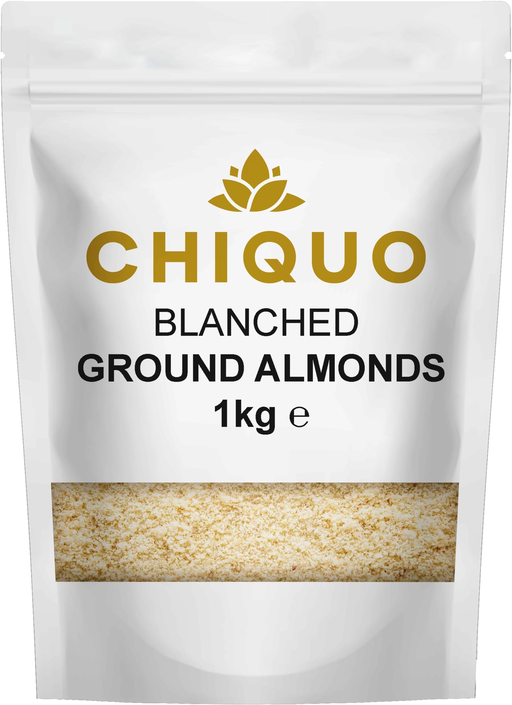 Chiquo Blanched Ground Almonds 1kg - Premium Velvety Almond Flour for Keto Baking & Cooking | Snacks | Soups
